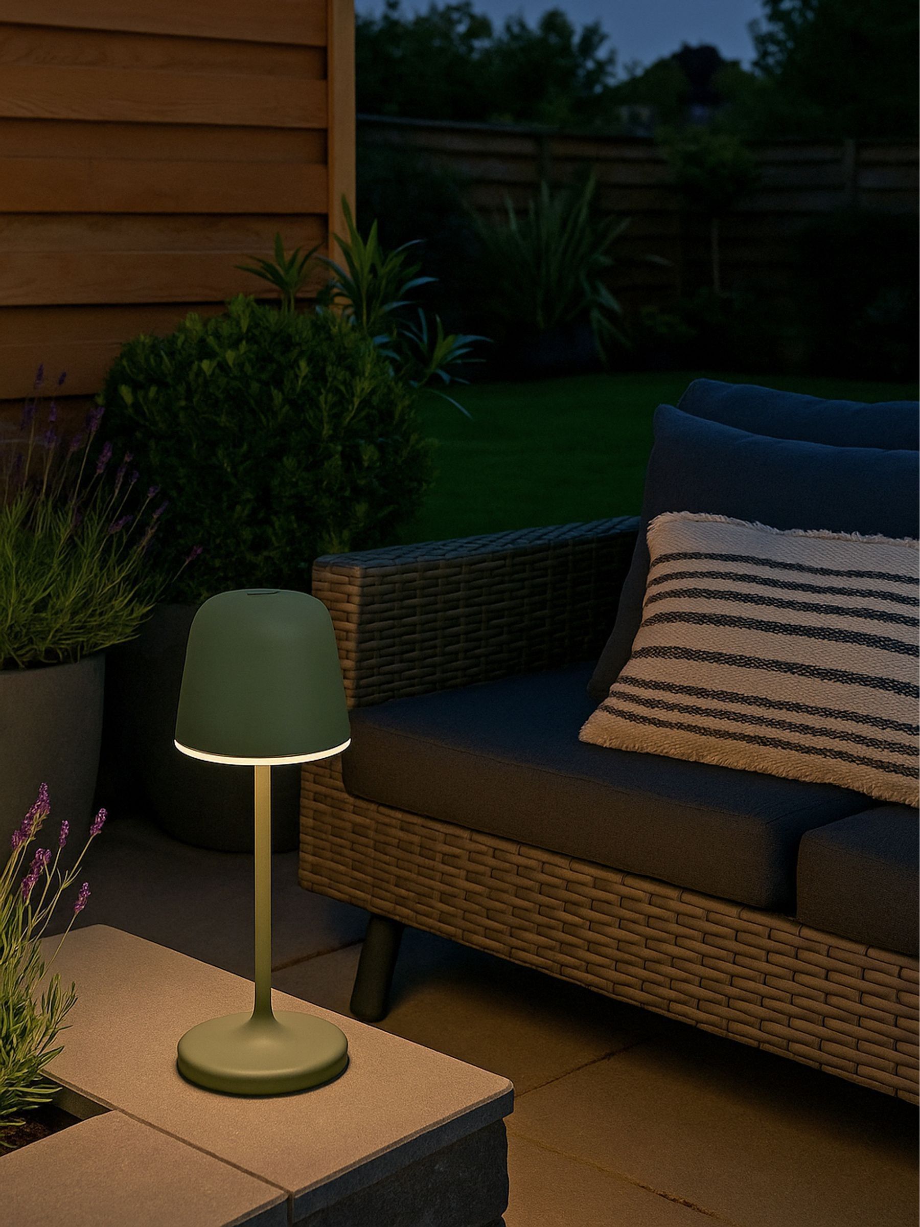 Eglo Green MANNERA-S Portable LED Table Light - Image 1 of 5
