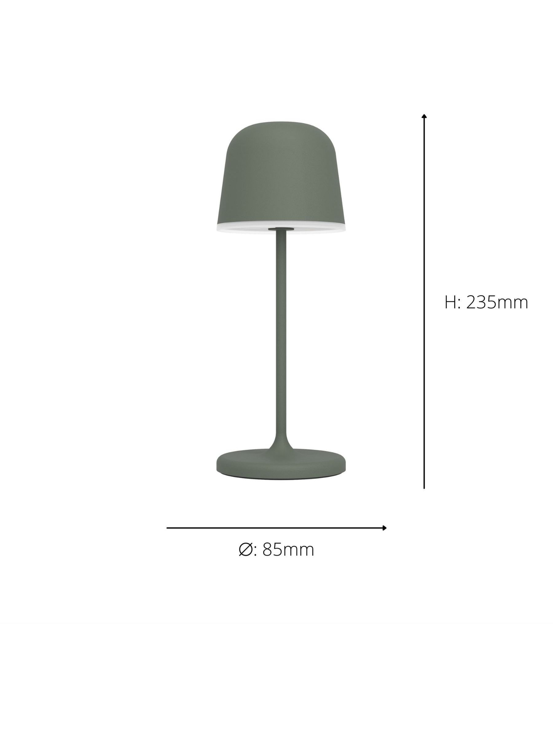 Eglo Green MANNERA-S Portable LED Table Light - Image 4 of 5