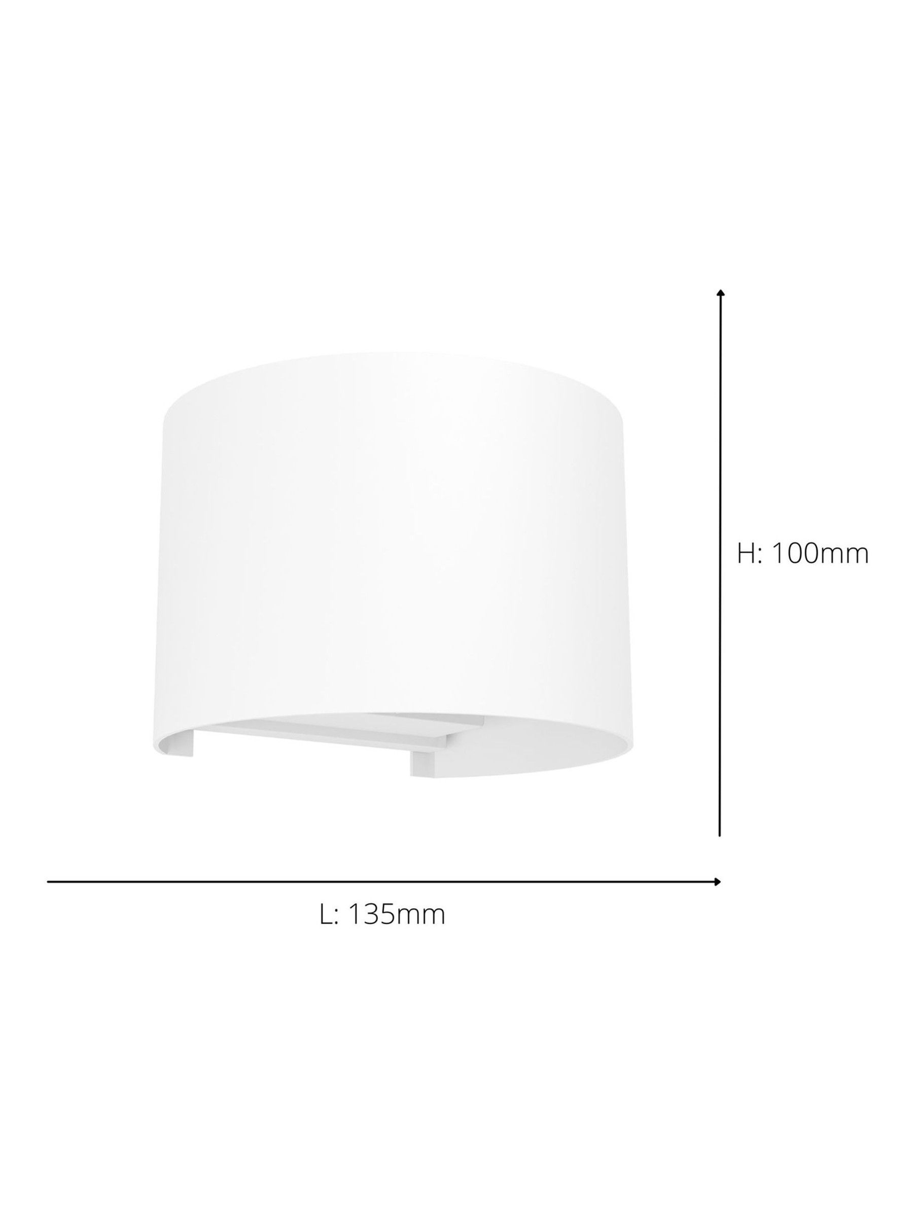 White CALPINO 3 Outdoor Wall Light - Image 4 of 5