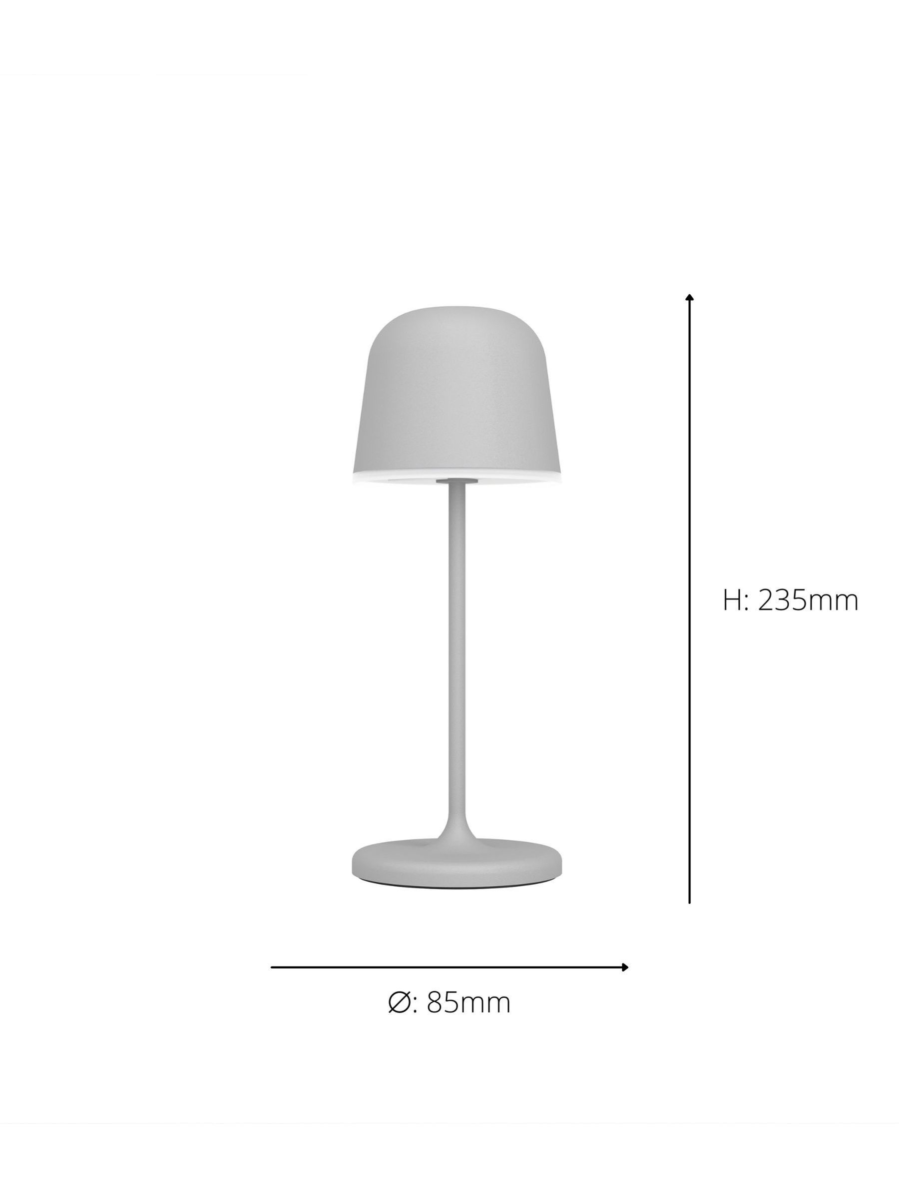 Eglo Grey MANNERA-S Portable LED Table Light - Image 4 of 5