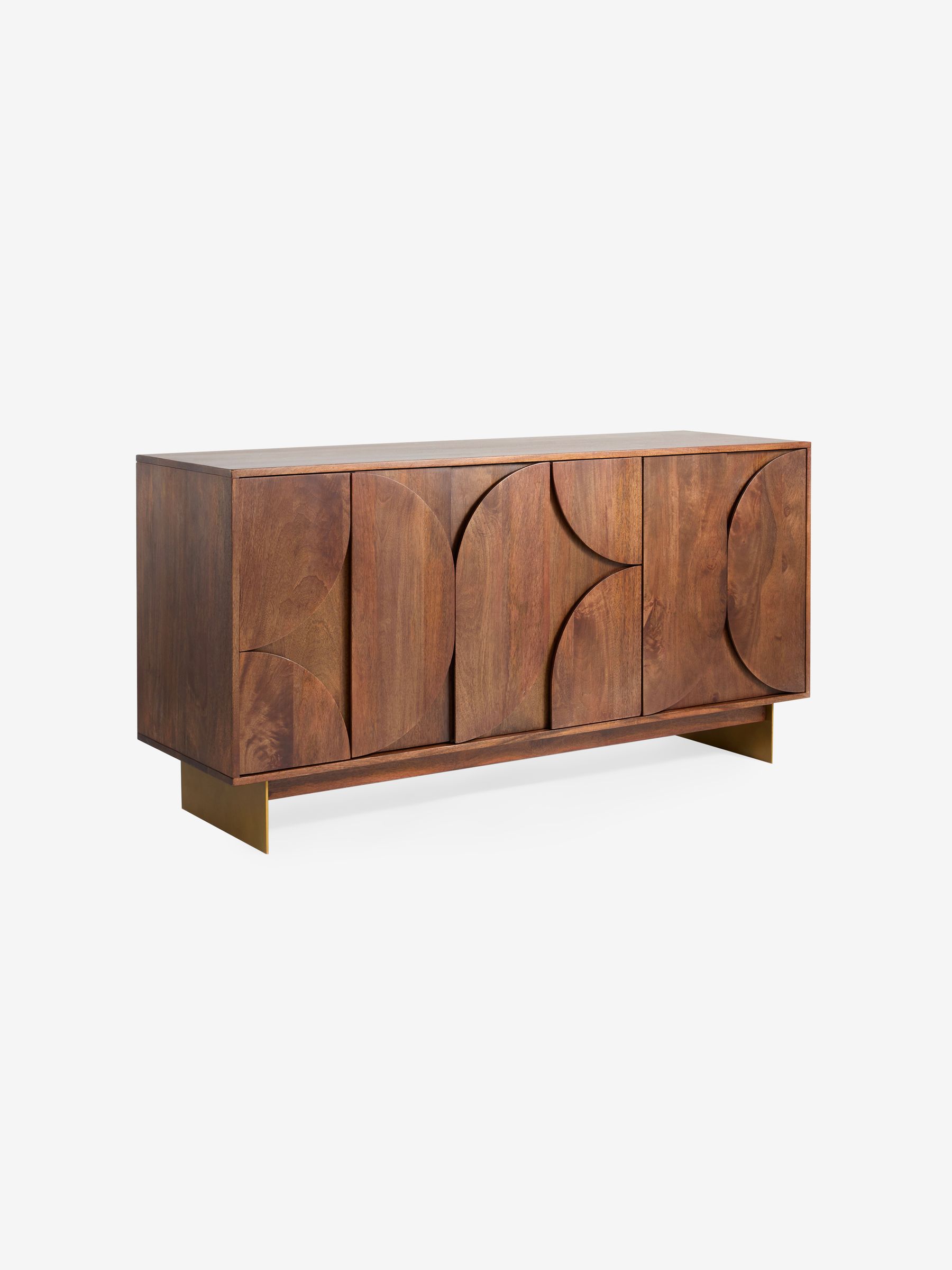 Keala Large Sideboard in Dark Mango Wood - Image 4 of 5