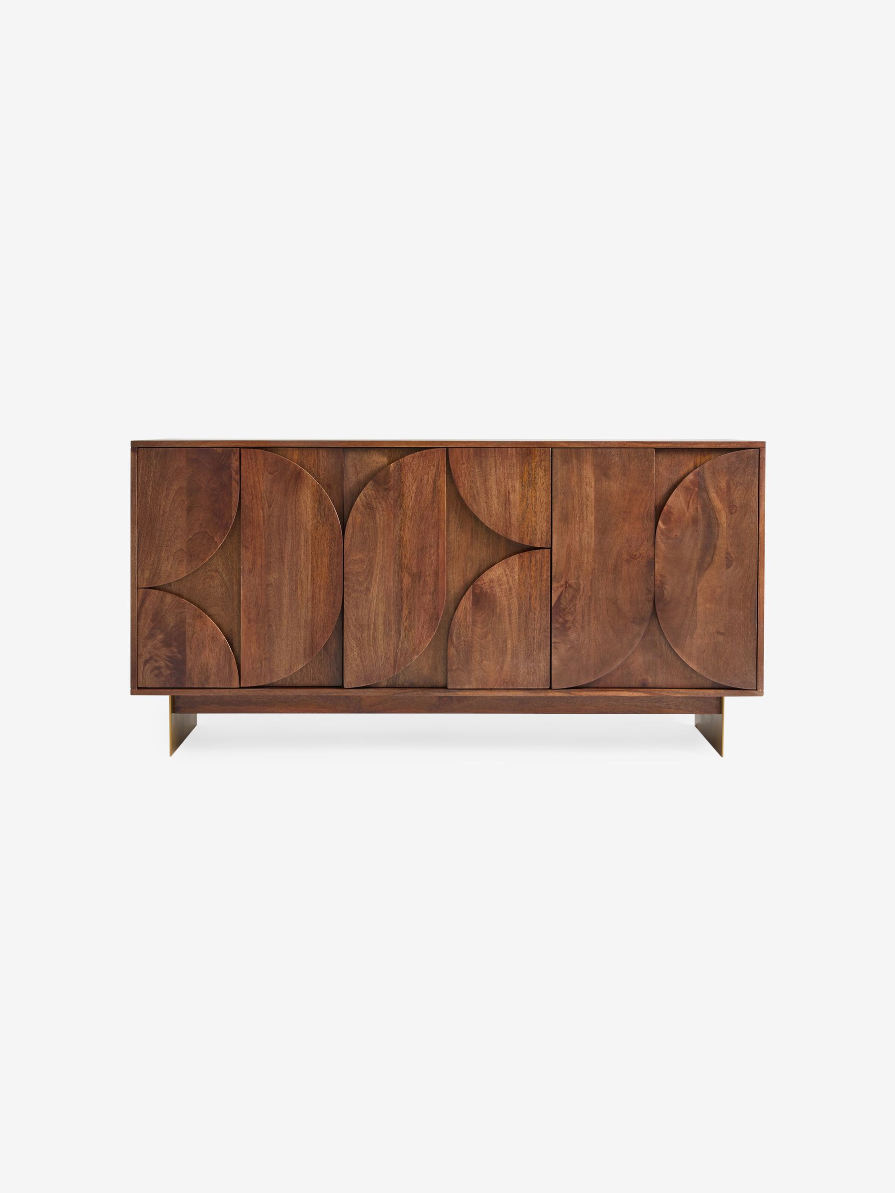 Keala Large Sideboard in Dark Mango Wood - Image 5 of 5