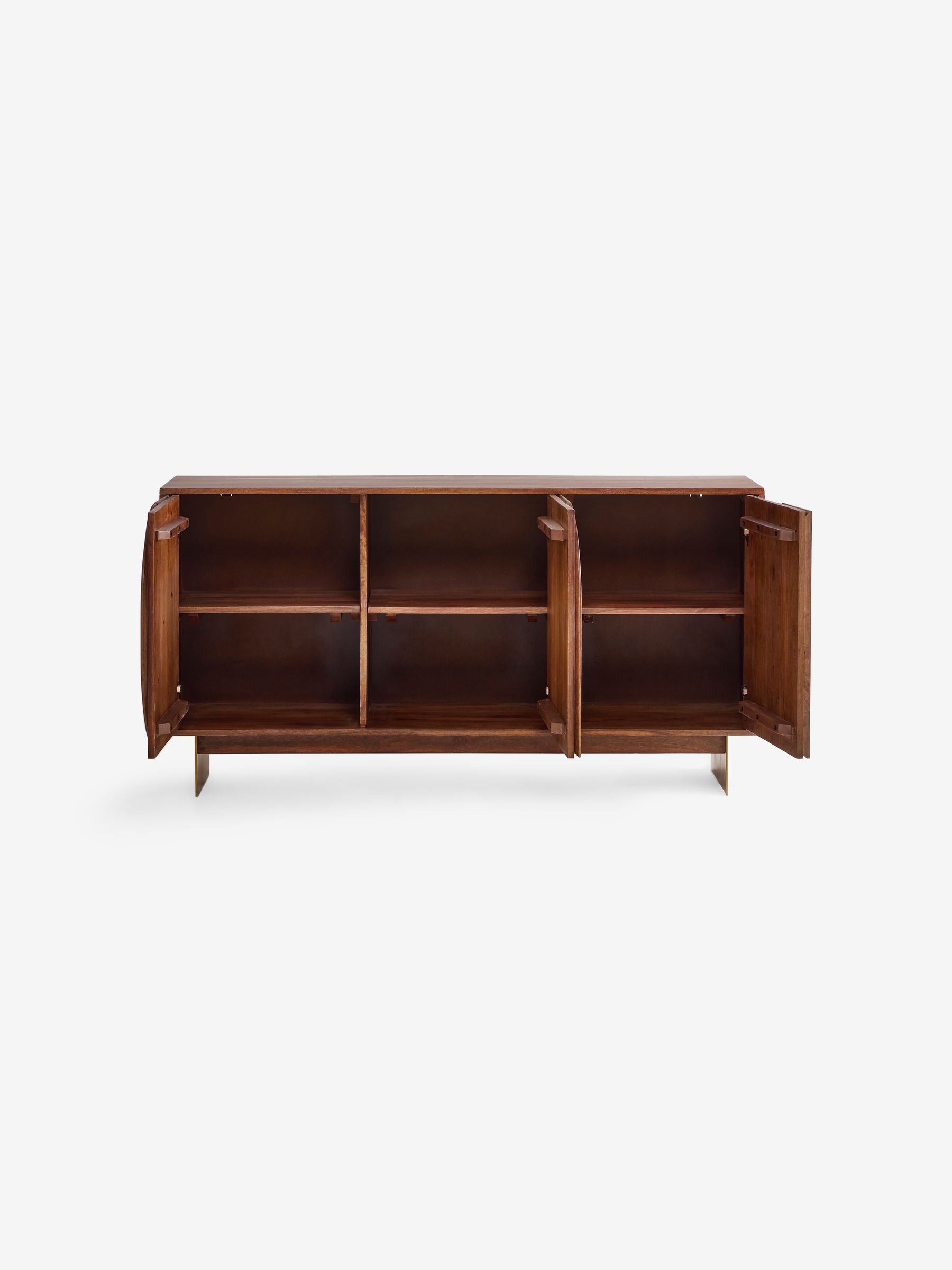 Keala Large Sideboard in Dark Mango Wood - Image 6 of 7