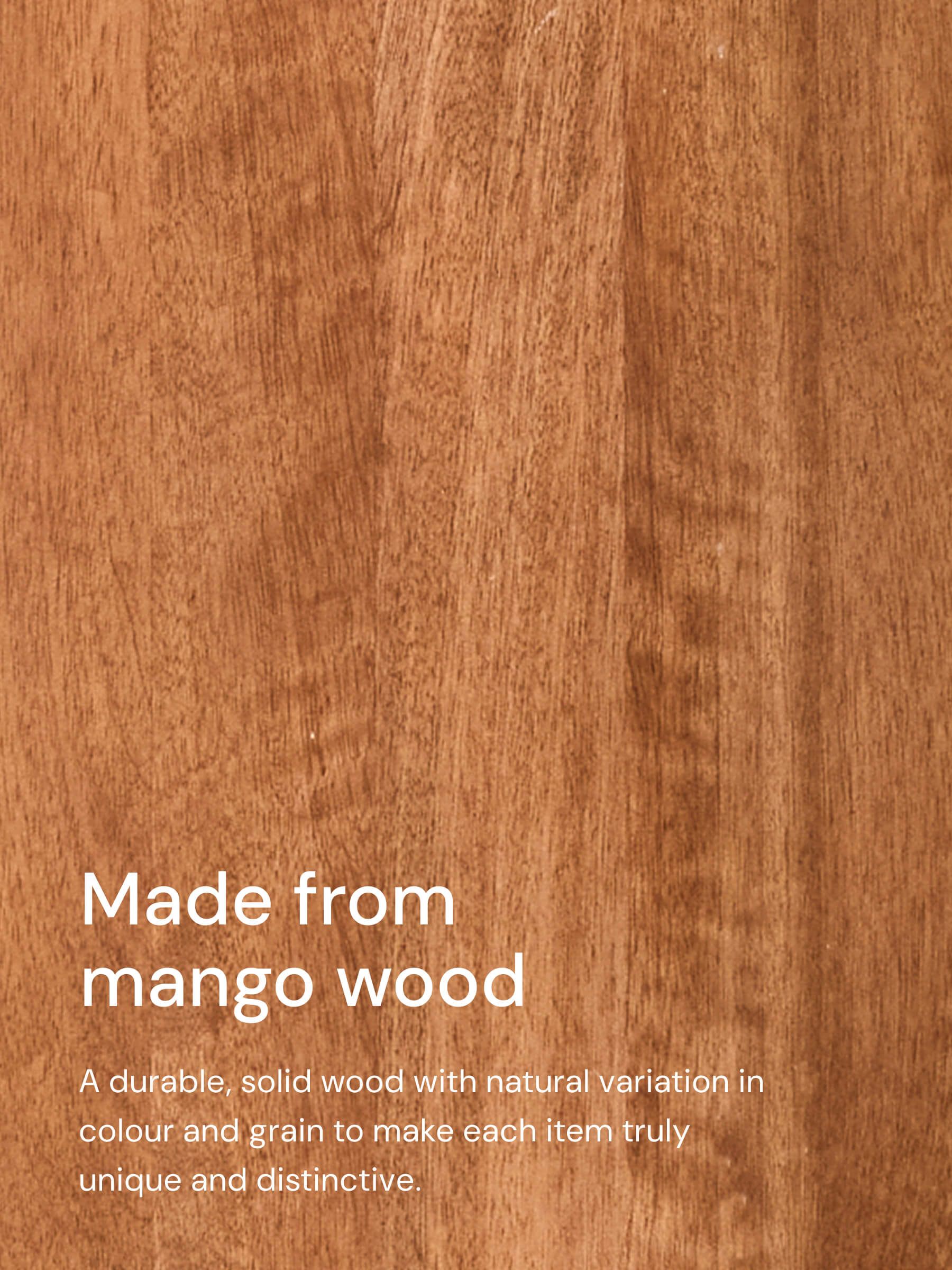 Keala Large Sideboard in Dark Mango Wood - Image 7 of 7