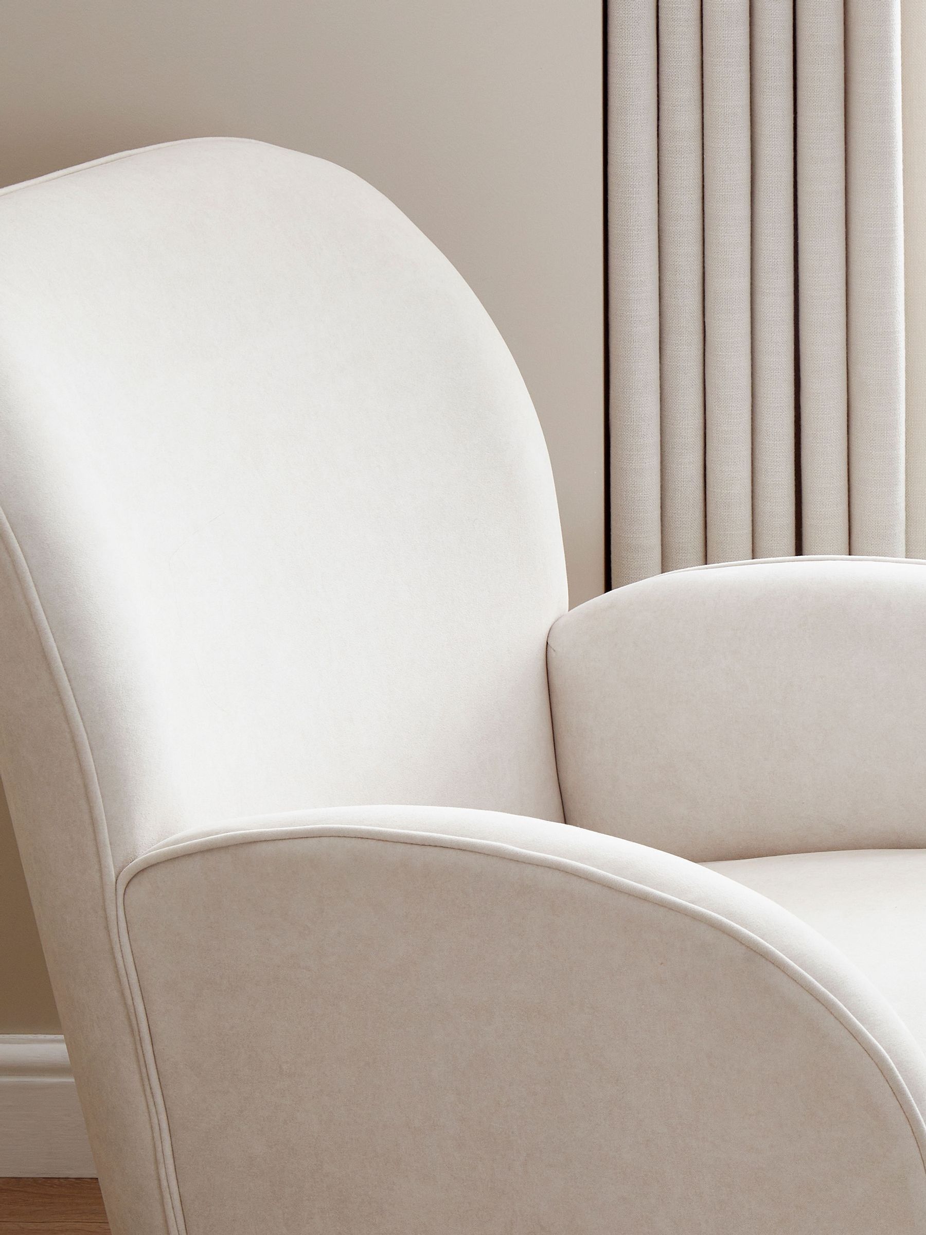 Babymore Cream Freya Nursing Chair with Stool - Image 3 of 6