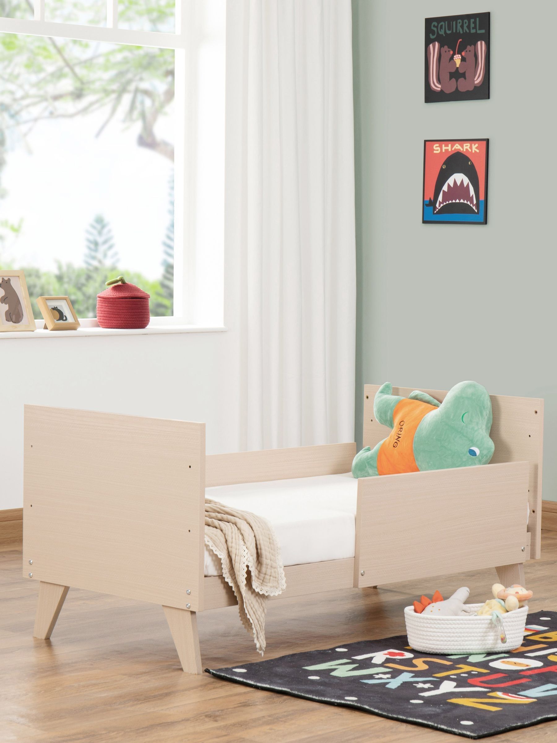 Babymore Natural Dante Mini Cot Bed - Image 3 of 6