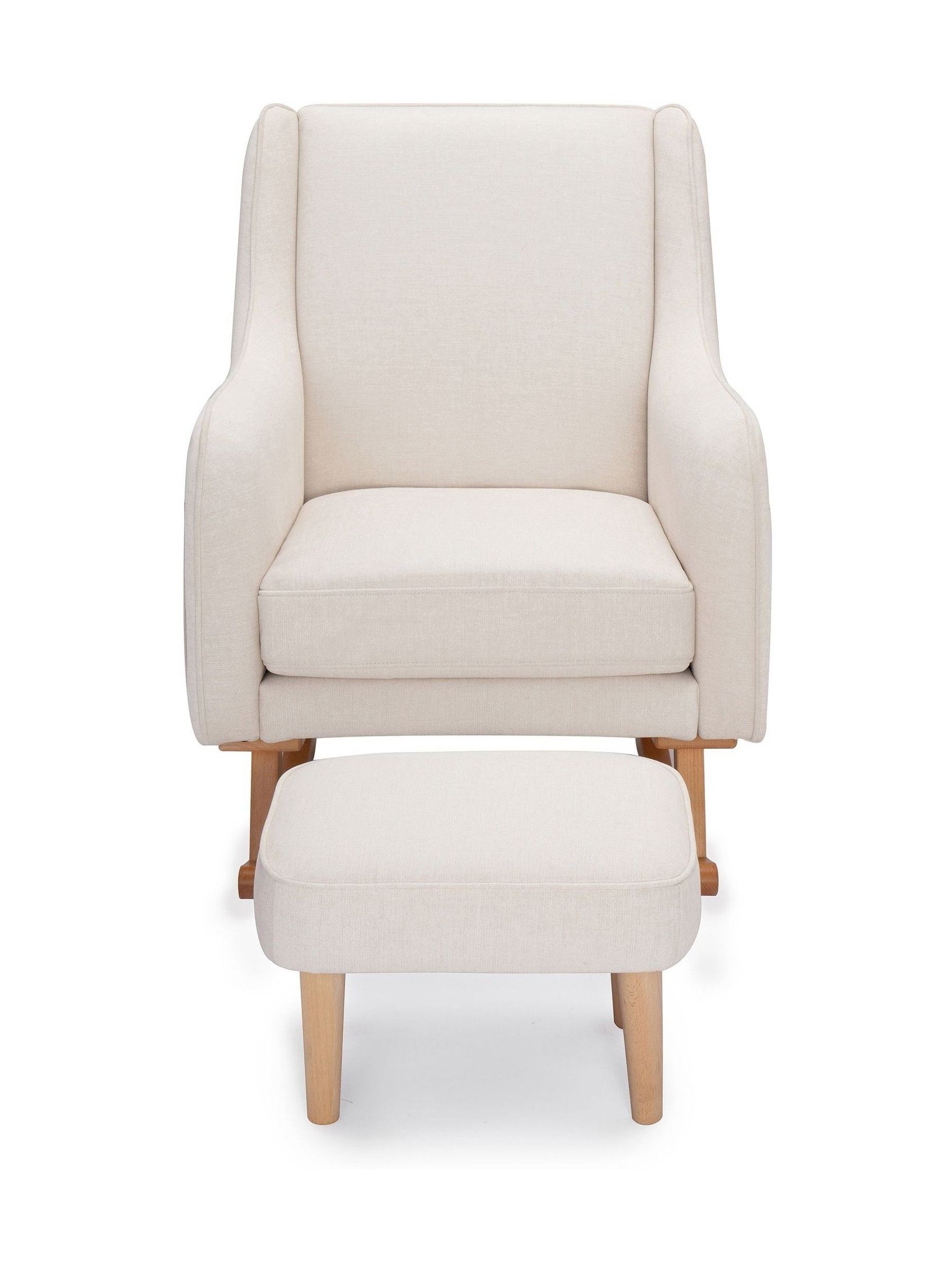 Babymore Ivory Ida Nursing Chair with Stool - Image 5 of 6