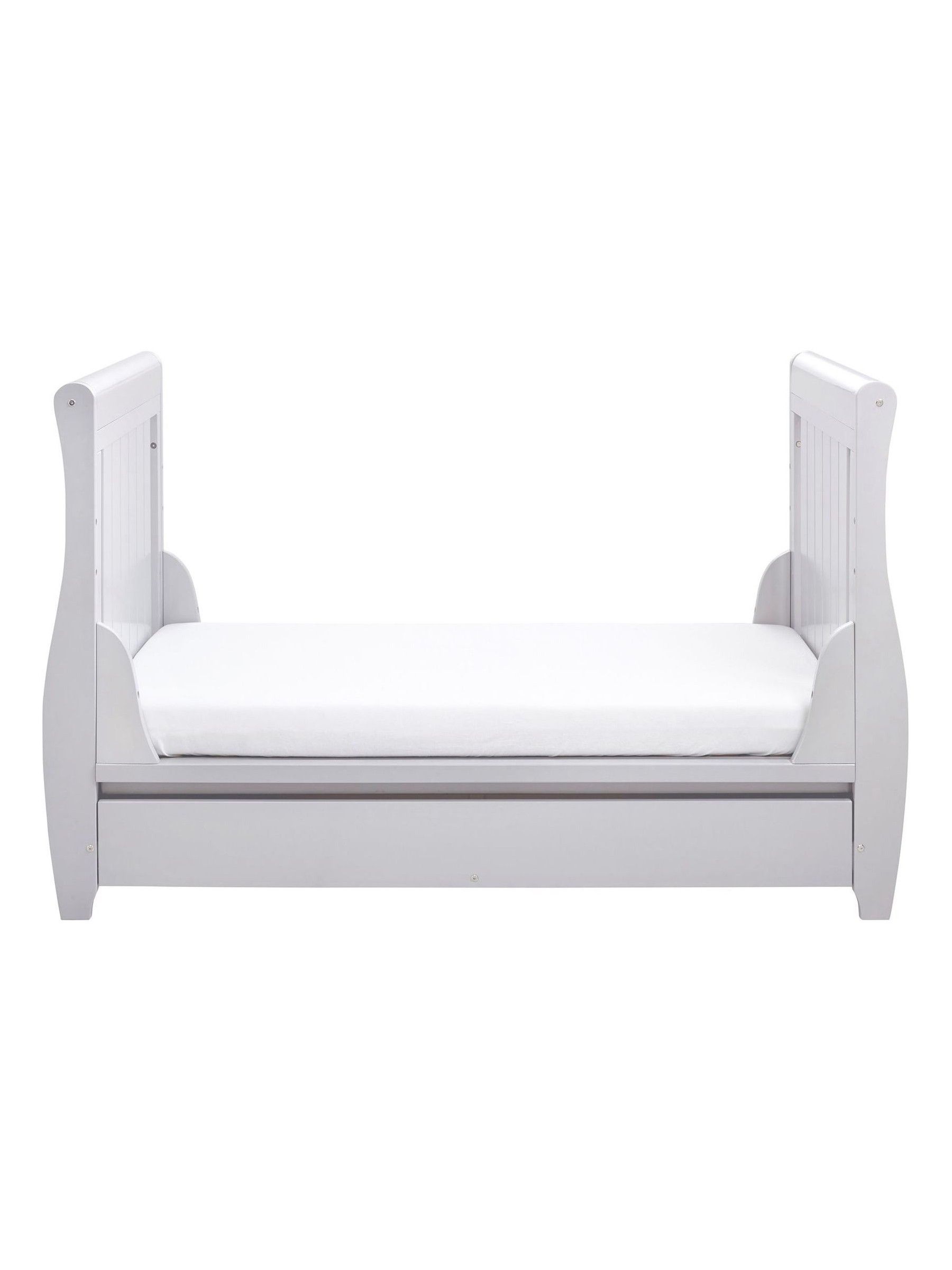 Babymore Grey Stella Sleigh Cot Bed - Image 6 of 6