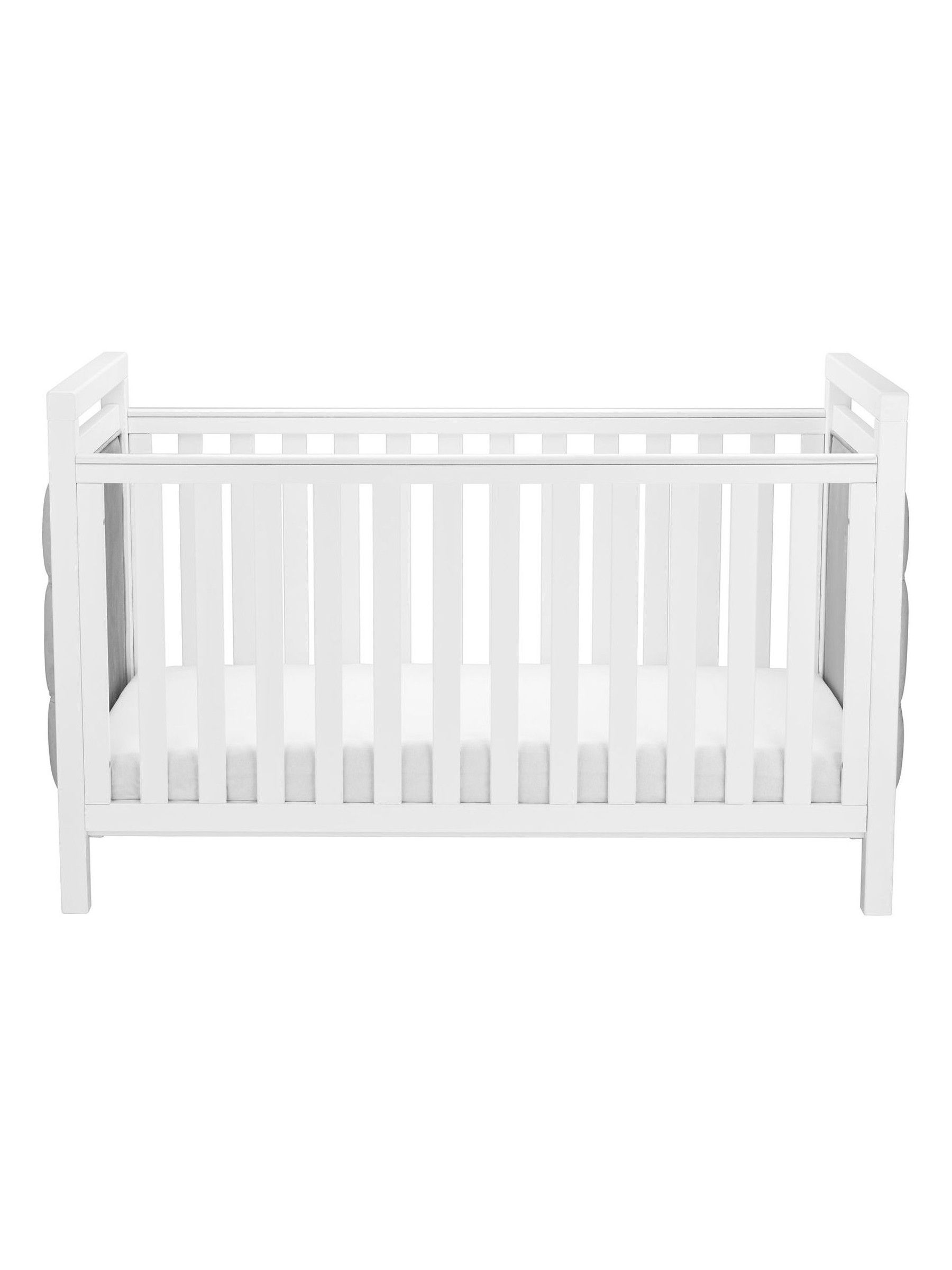 White Velvet Deluxe Cot Bed - Image 6 of 6