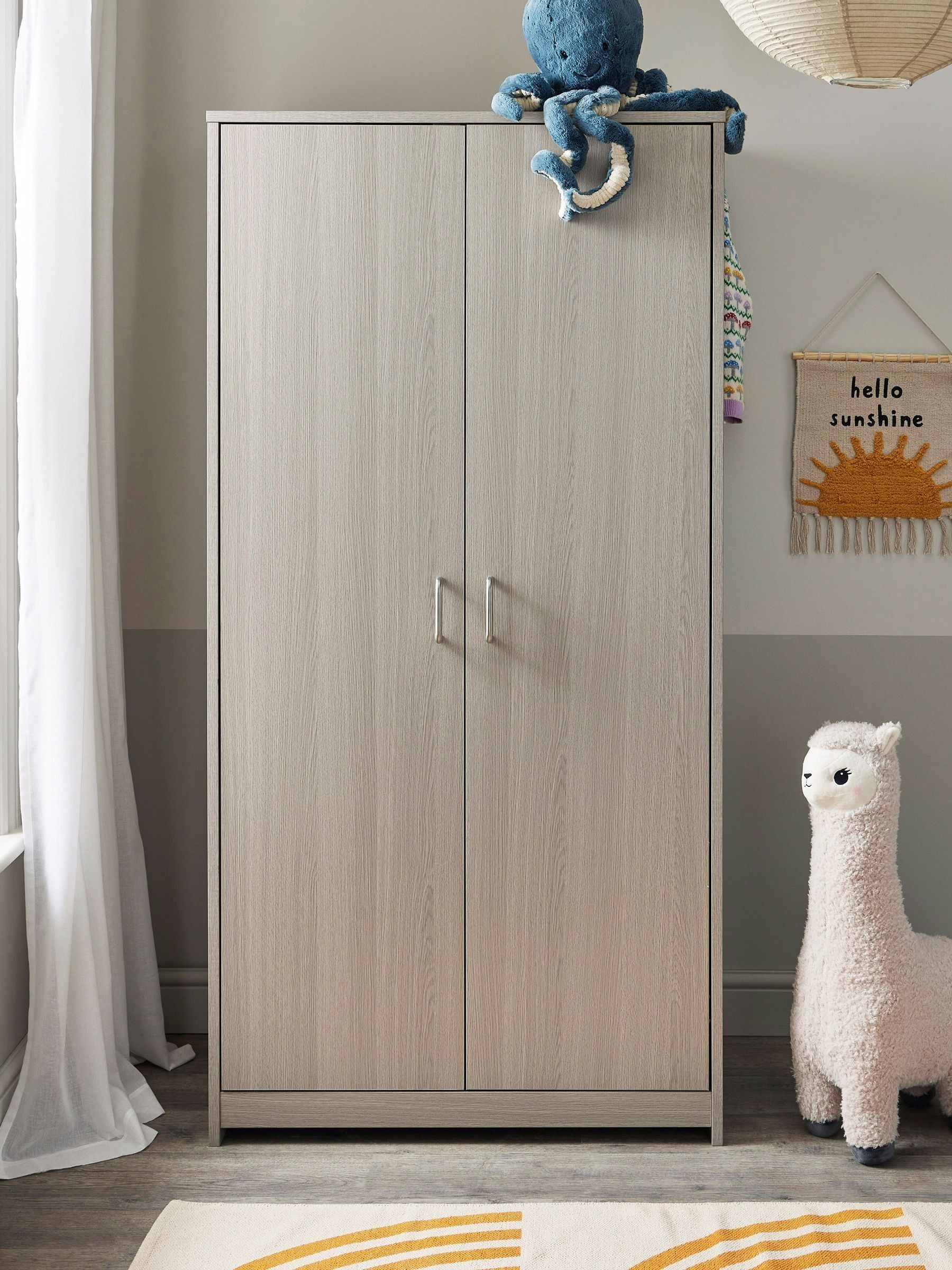 Babymore Grey Wash Caro Wardrobe - Image 1 of 3
