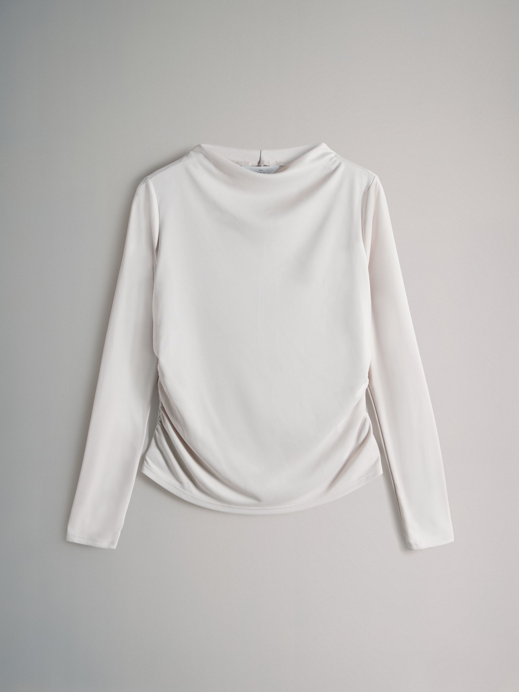 Navy/Khaki/Taupe - Drape Longsleeve Top 3 Pack - Image 4 of 6