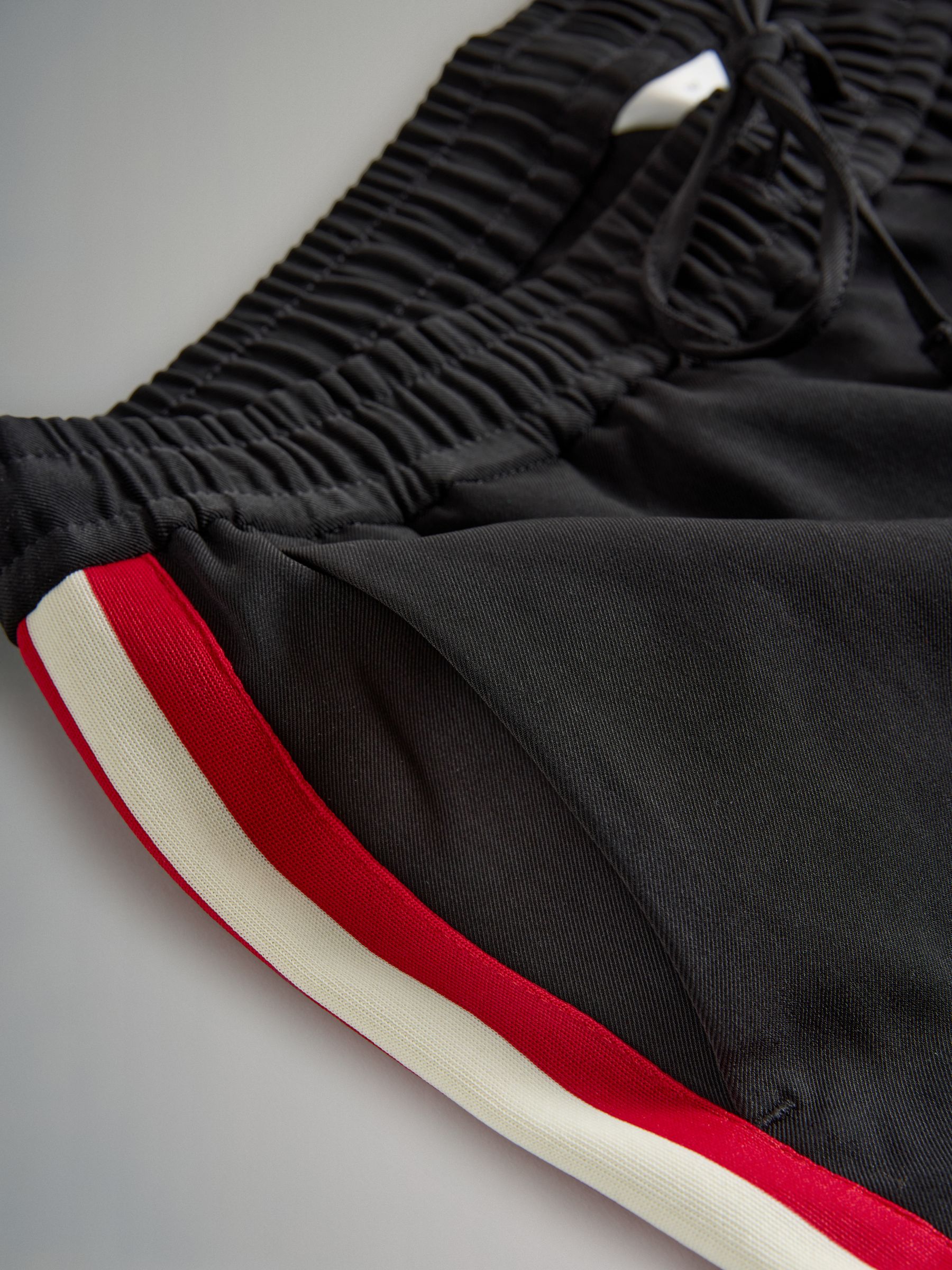 Black/Red/Cream - 2 Pack Side Stripe Trackpants - Image 5 of 5