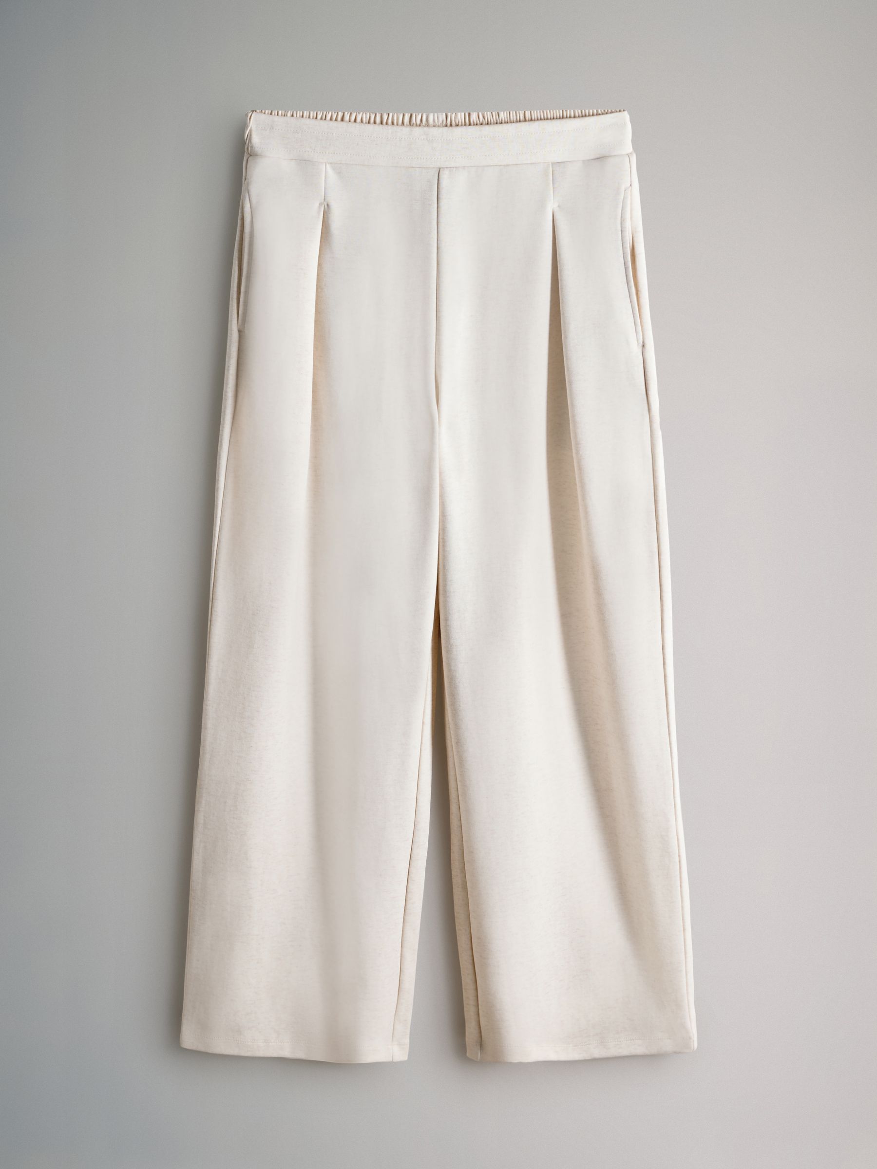 Oatmeal 2 Piece Premium Heavyweight Jersey T-Shirt and Jogger set - Image 7 of 9