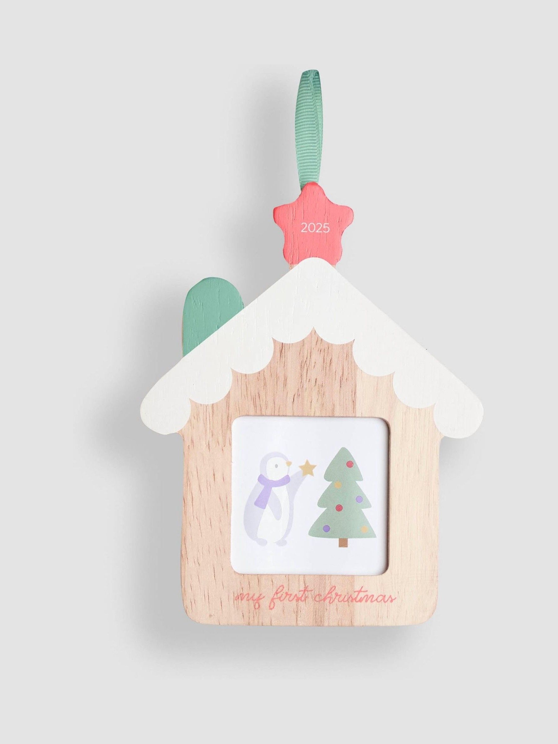 My First Christmas 2025 House Tree Decoration - Image 1 of 3