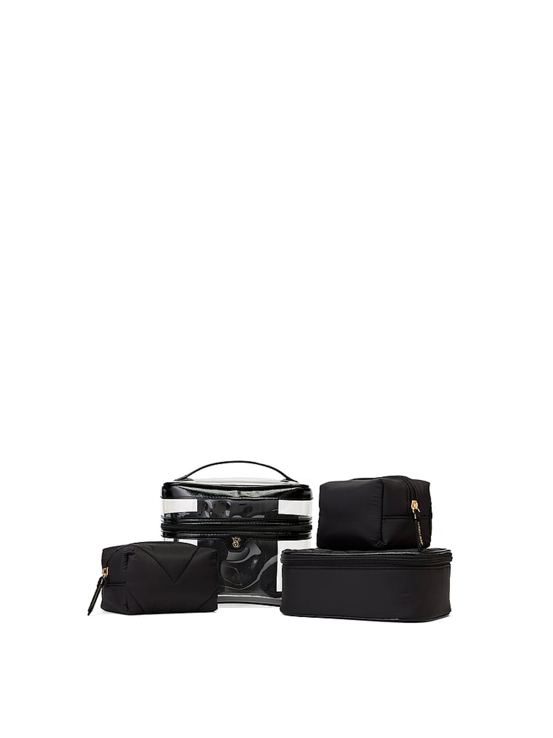 Black 4 in 1 Makeup Bag - Image 3 of 3