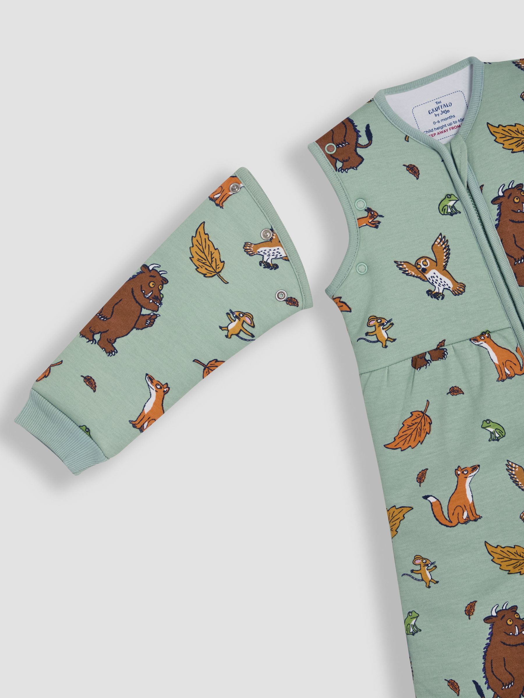 Green The Gruffalo 3.5 Tog Baby Sleeping Bag - Image 3 of 3