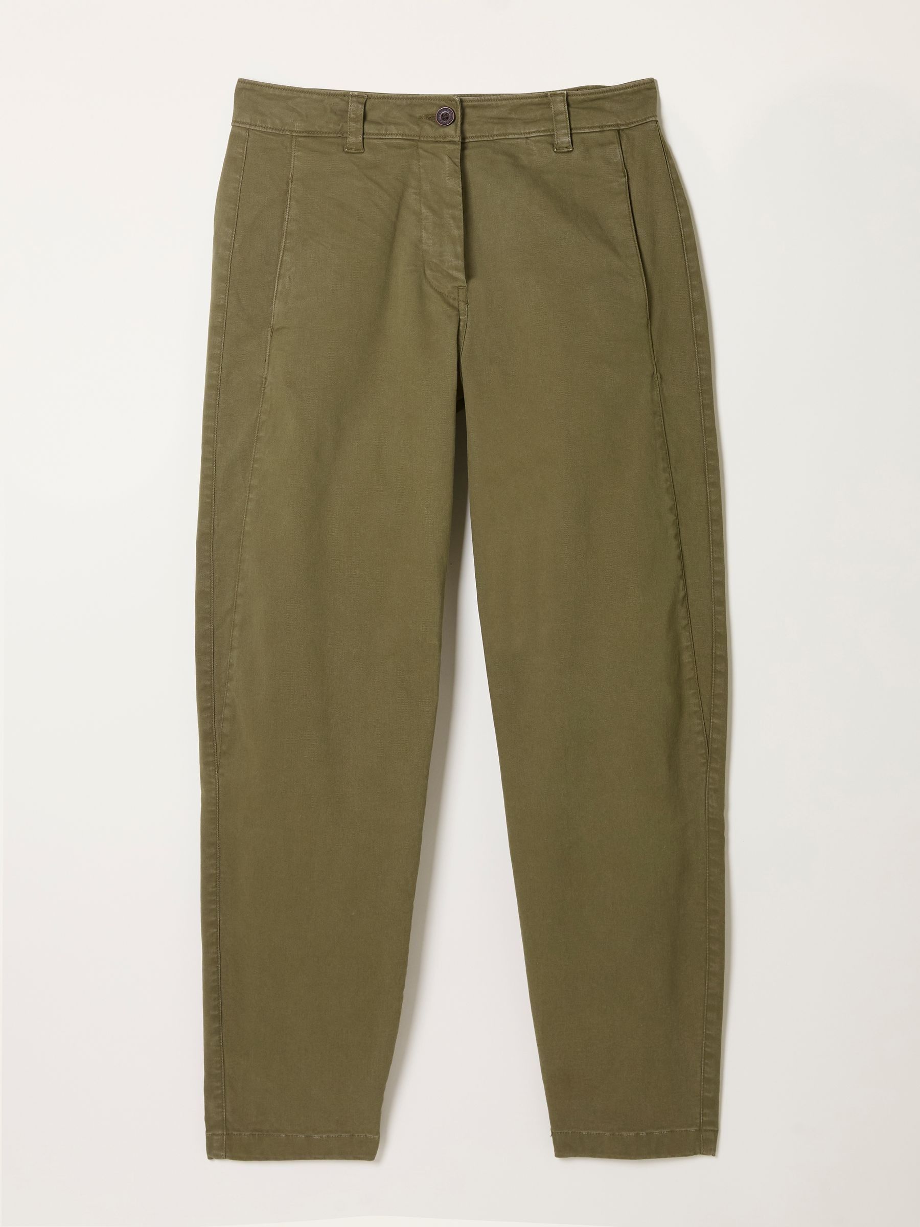 Ottilie Olive Green Tapered Leg Trouser - Image 1 of 1