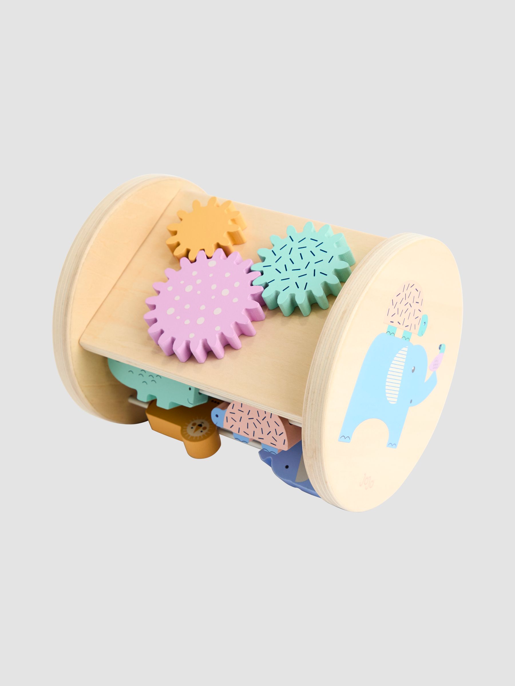 Safari Wooden Activity Roller - Image 4 of 7