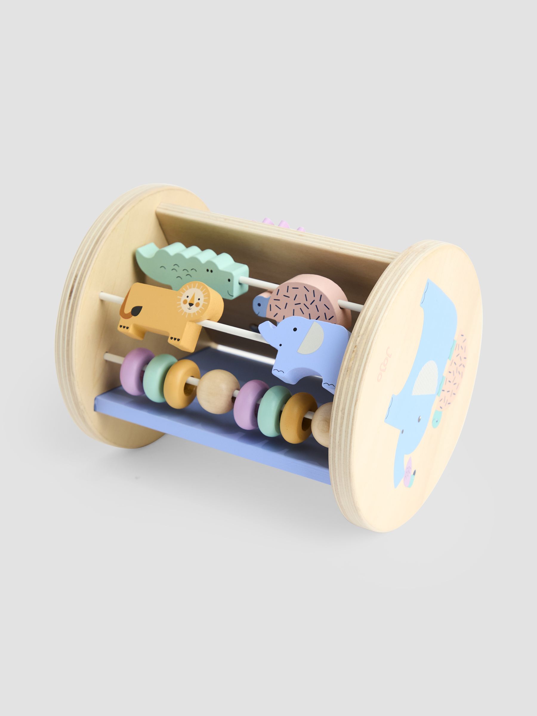 Safari Wooden Activity Roller - Image 7 of 7 Safari Wooden Activity Roller - Image 7 of 7