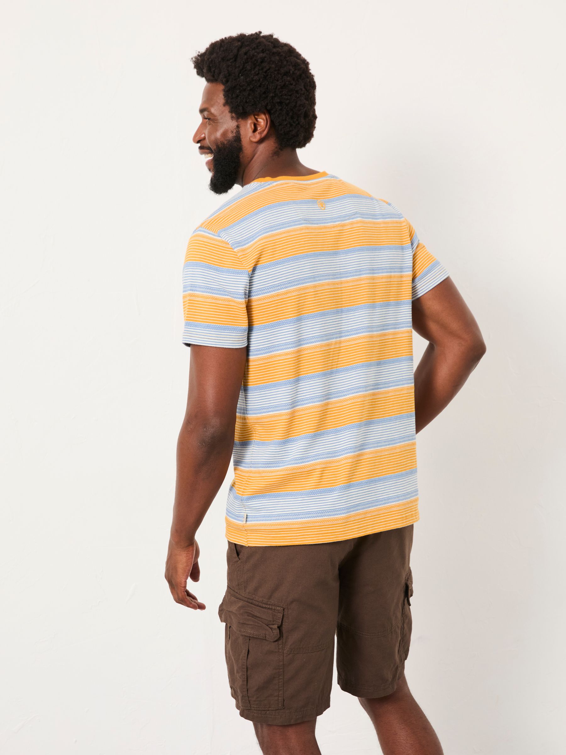 Orange Stripe T-Shirt - Image 2 of 5 Orange Stripe T-Shirt - Image 2 of 5