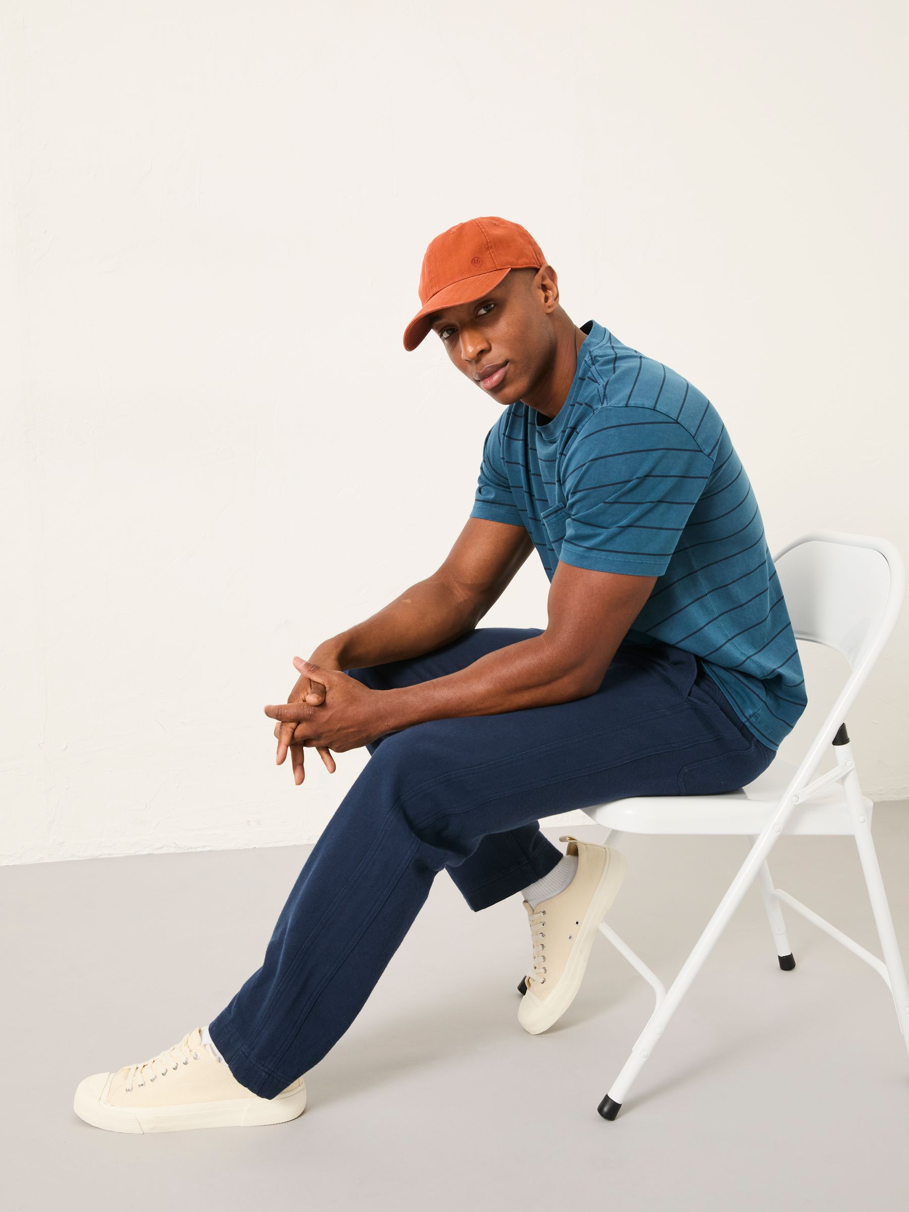 Ladram French Navy Relaxed Pull On Trousers - Image 5 of 6
