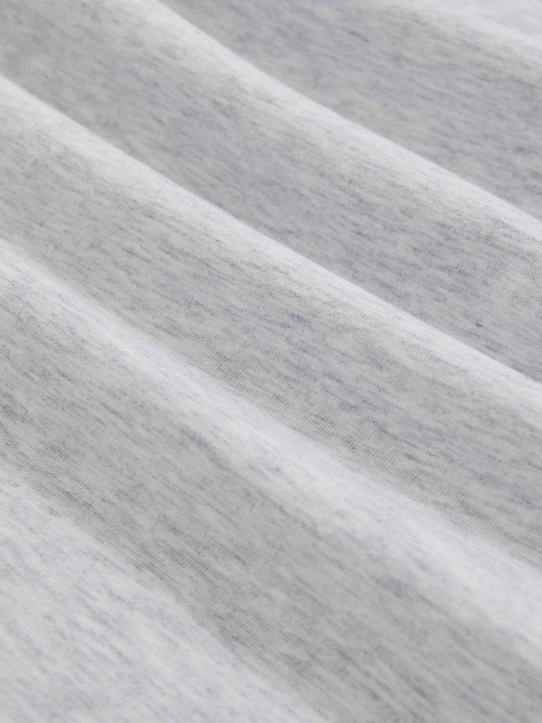 Stretch-Cotton Loungewear T-Shirt in Soft Grey - Image 5 of 5