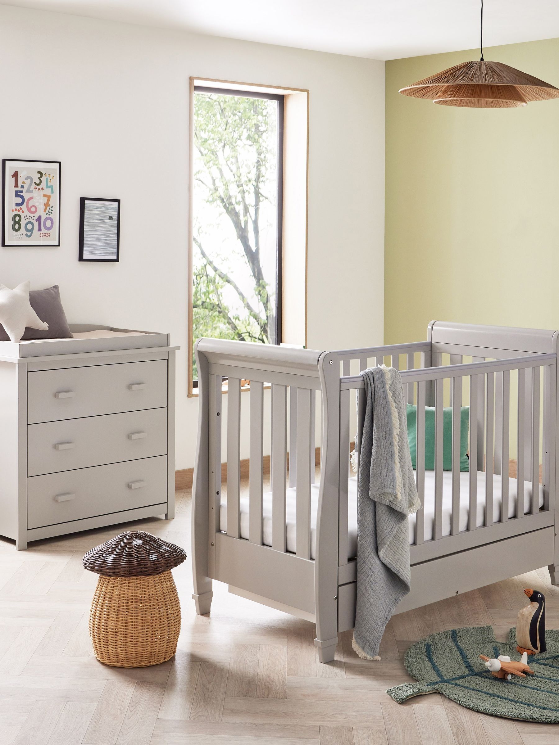 Babymore Grey Eva Furniture Set - Image 1 of 5