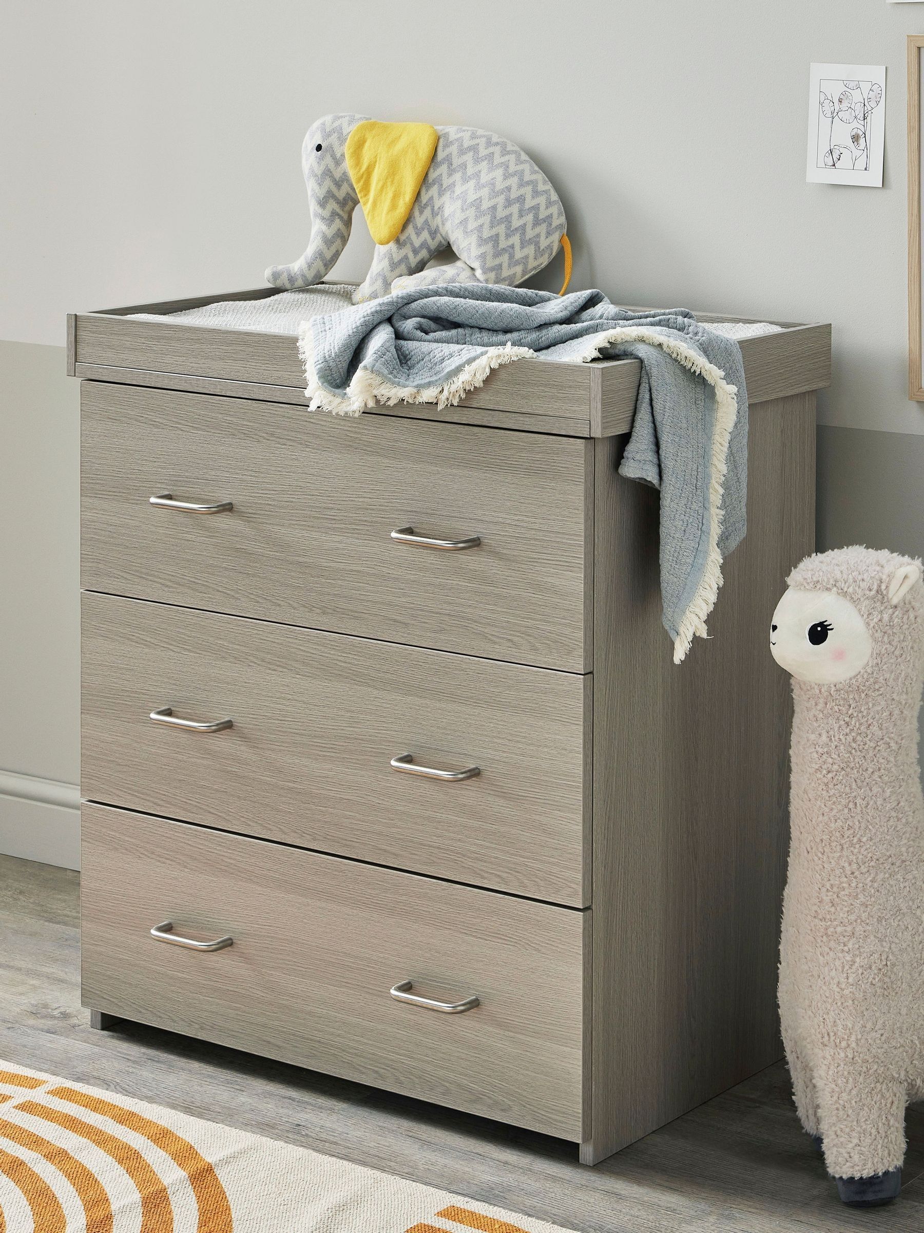 Babymore Grey Wash Caro Changer Chest - Image 2 of 3