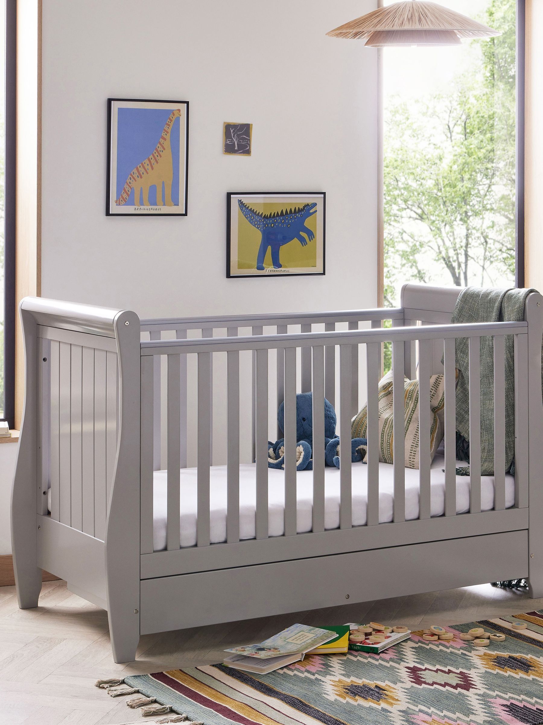 Babymore Grey Stella 3 Piece Furniture Set - Image 3 of 6