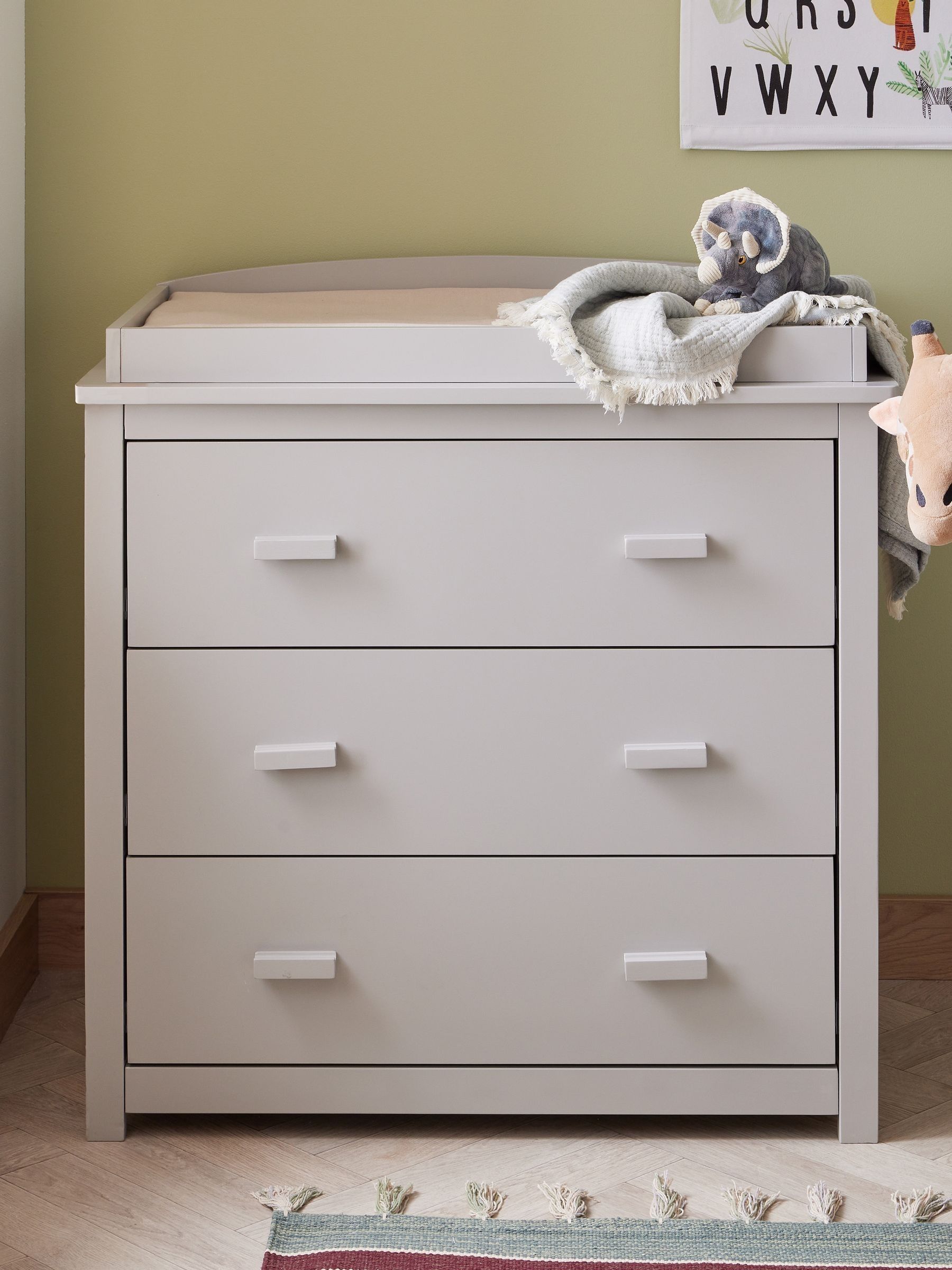Babymore Grey Stella 3 Piece Furniture Set - Image 4 of 6
