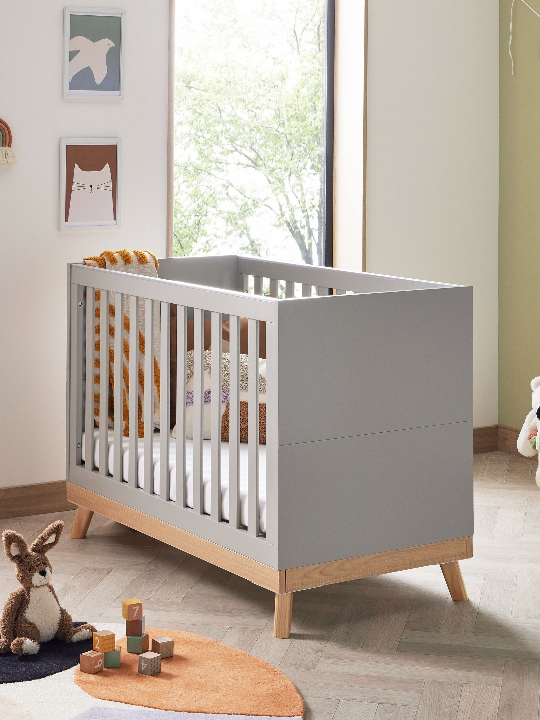 Babymore Grey Mini Mona Universal Furniture Set 2 Piece - Image 3 of 5