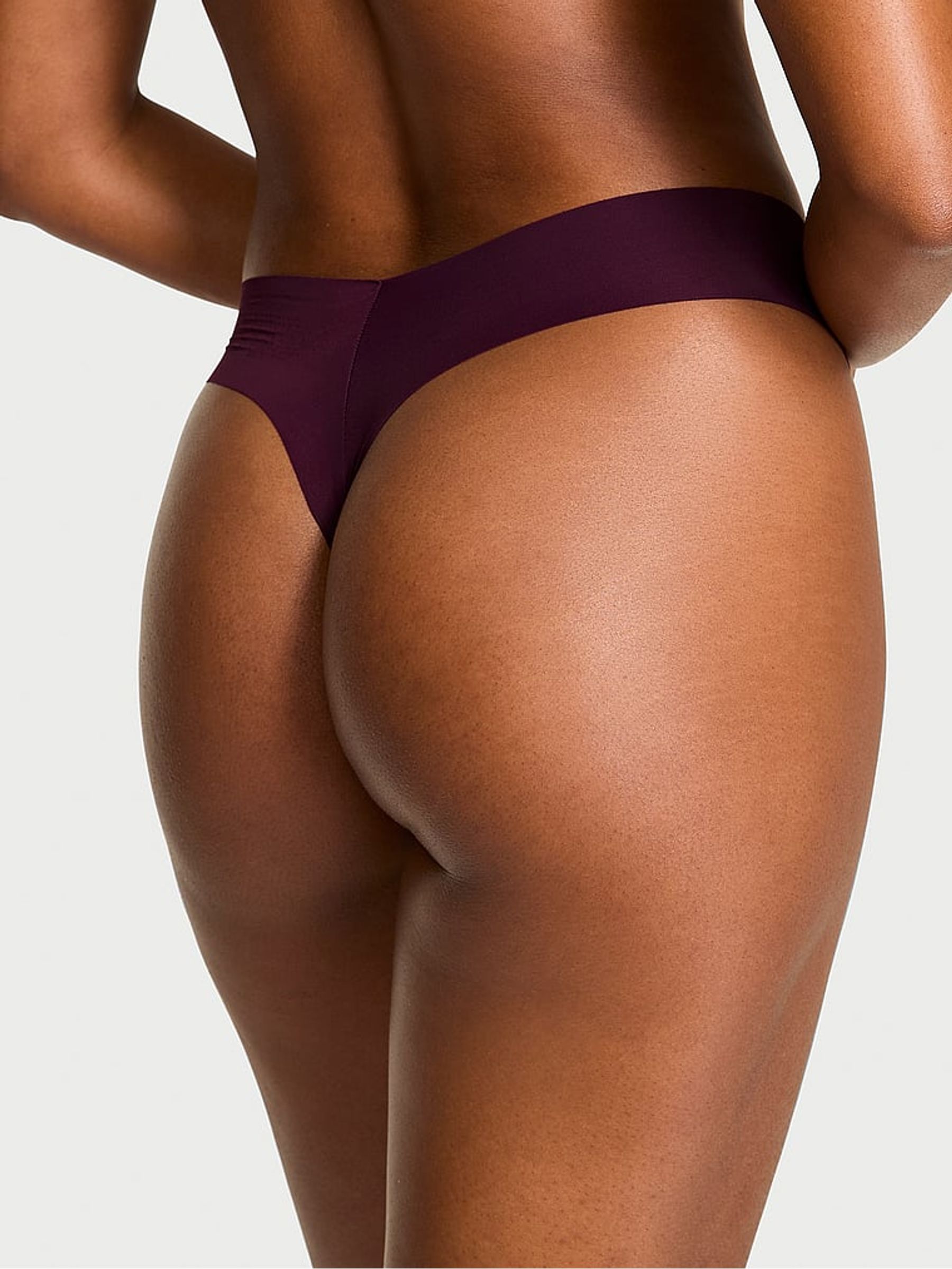 Winter Wine Purple Thong Knickers - Image 2 of 2