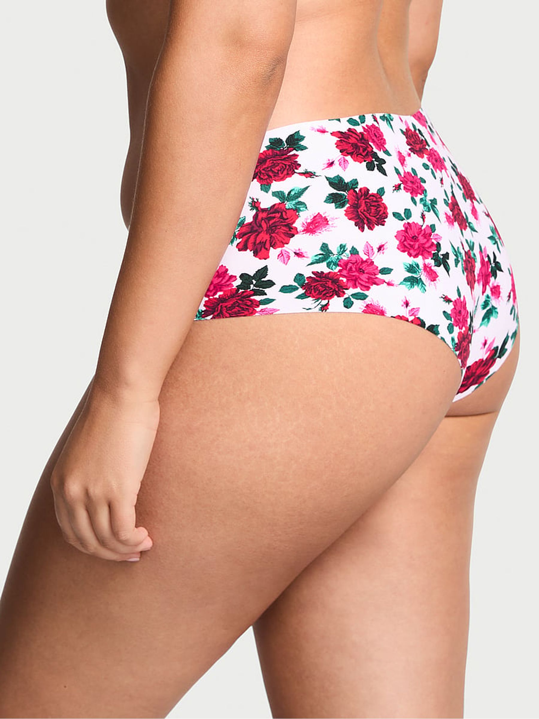 Winter White Floral Cheeky Print Knickers - Image 2 of 2