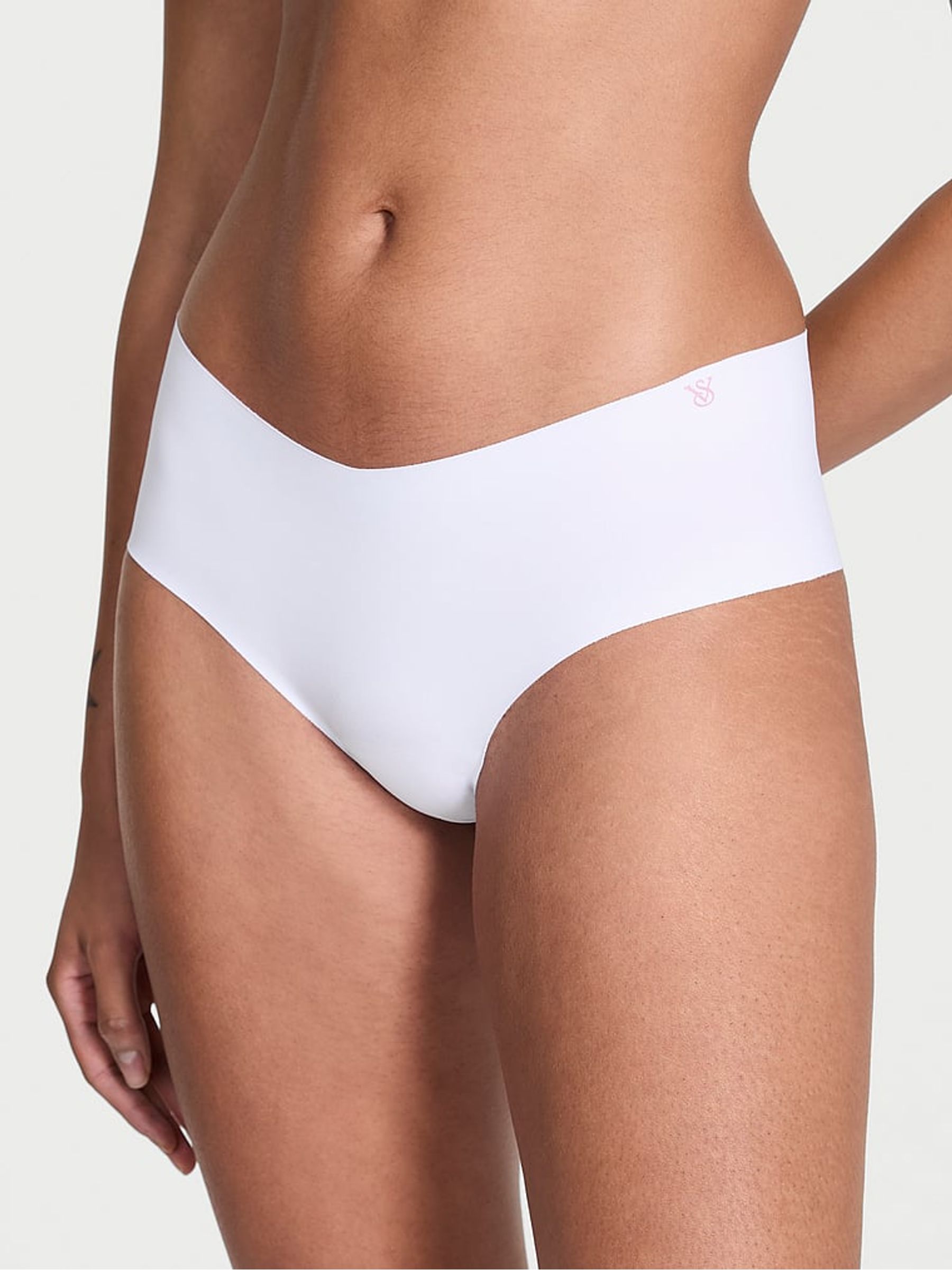 White Cheeky Print Knickers - Image 1 of 2