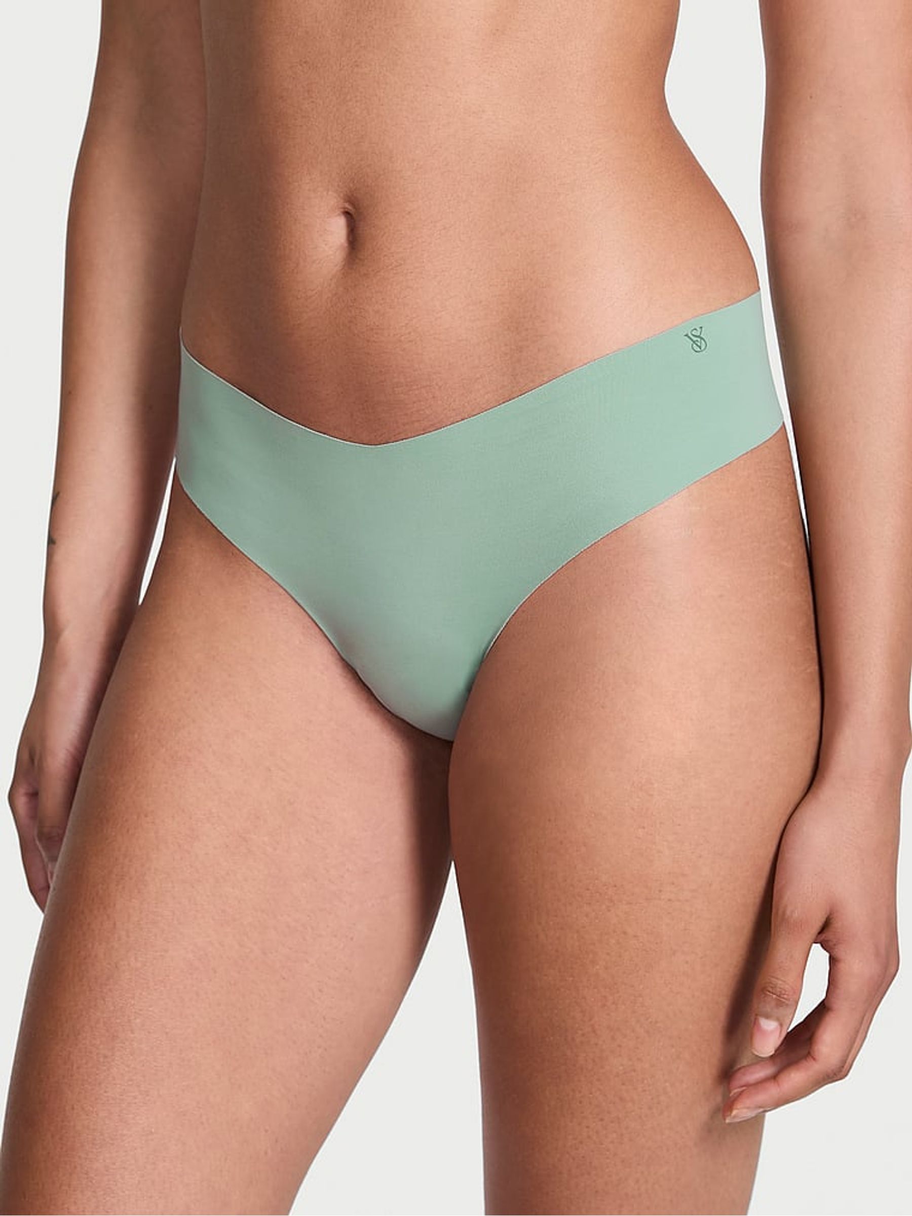 Seasalt Green Thong Print Knickers - Image 1 of 2