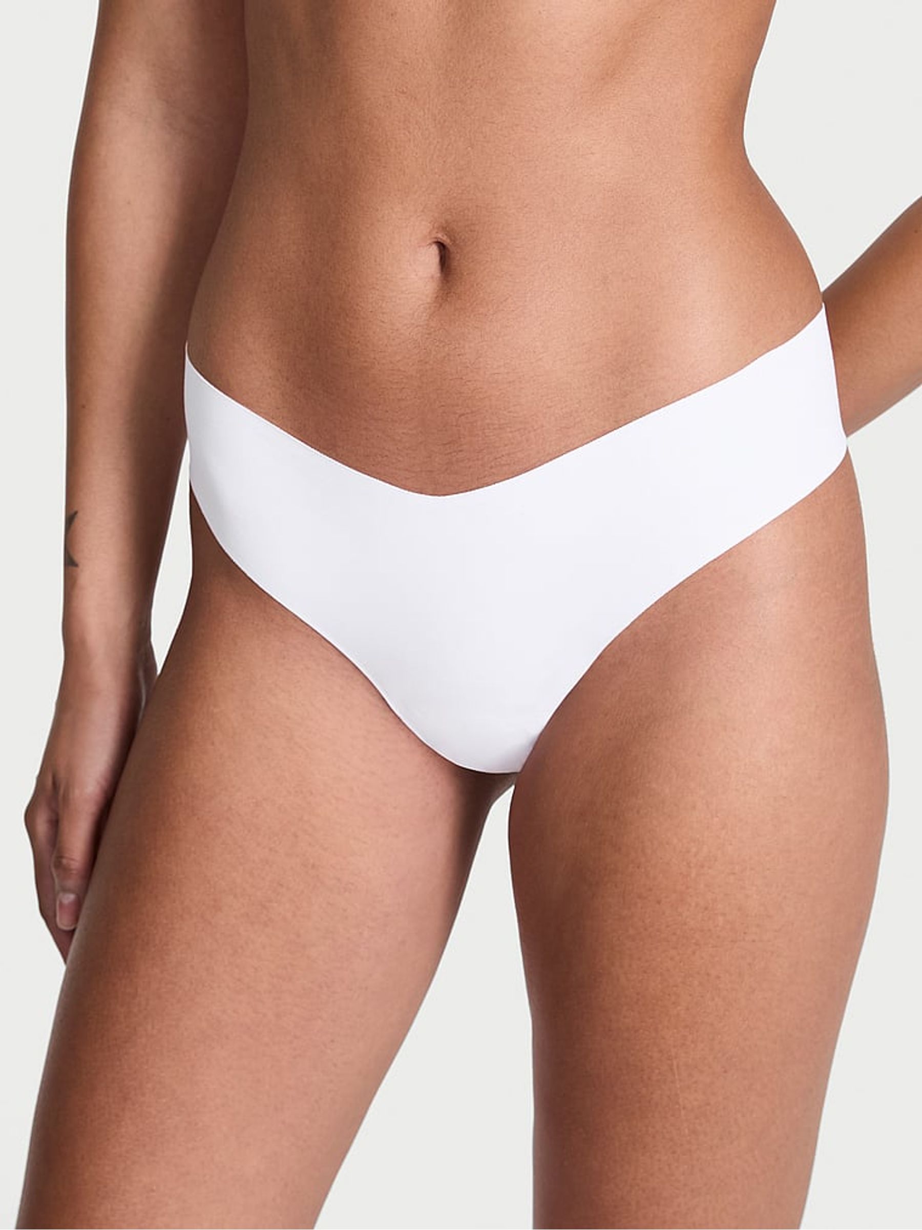White Thong Print Knickers - Image 1 of 2