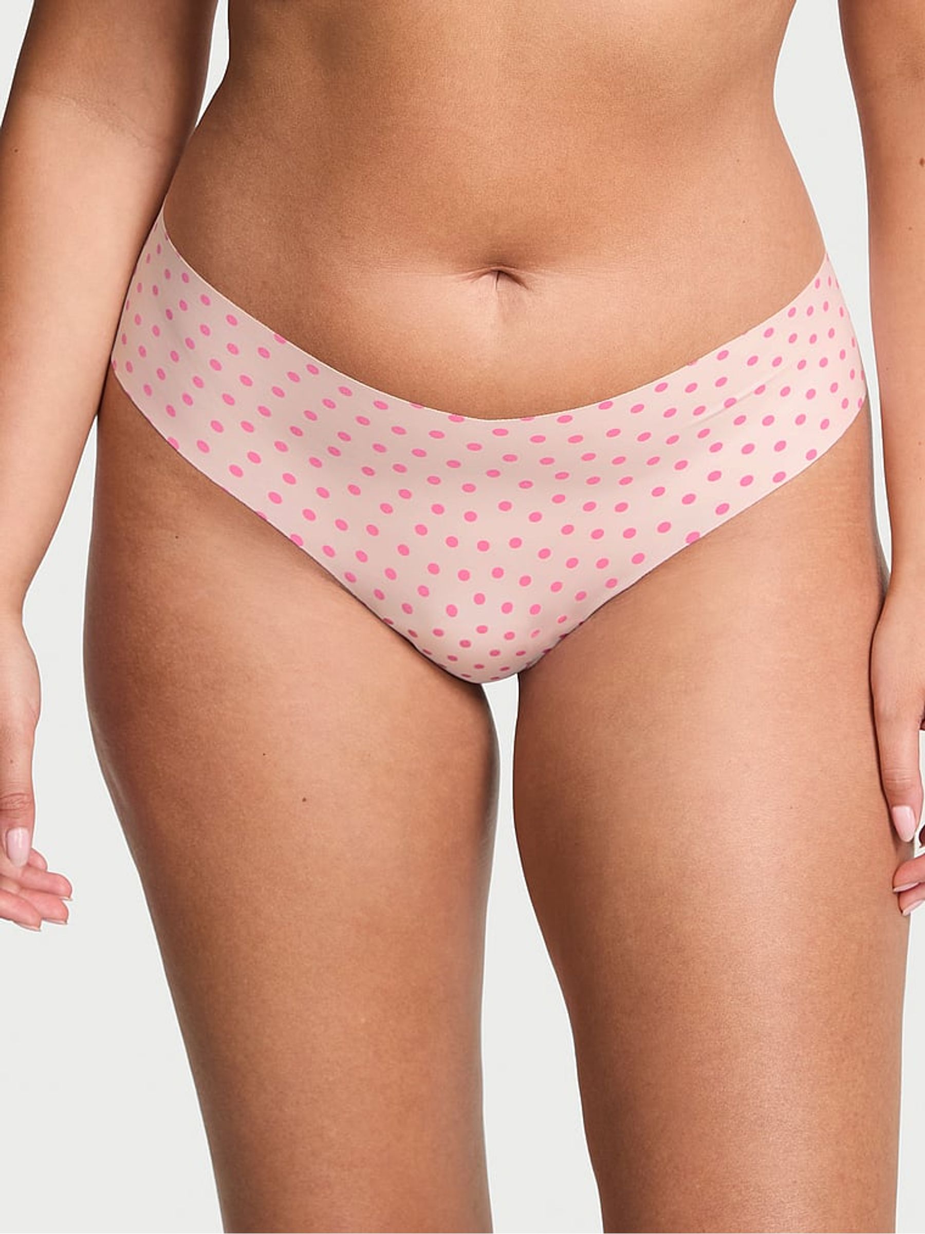 Purest Pink Dot Thong Knickers - Image 1 of 3