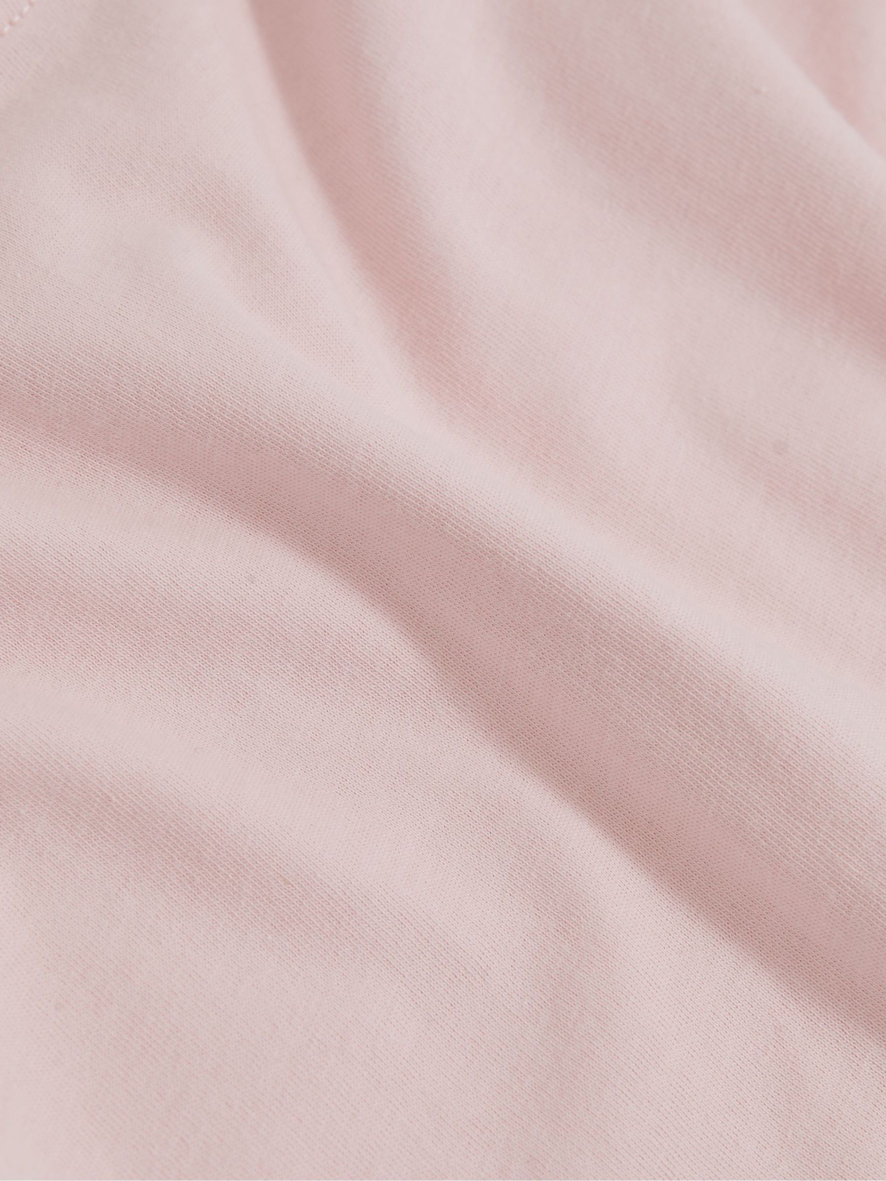 9-13 yrs Cotton Crew Neck T-Shirt in Pink - Image 4 of 4