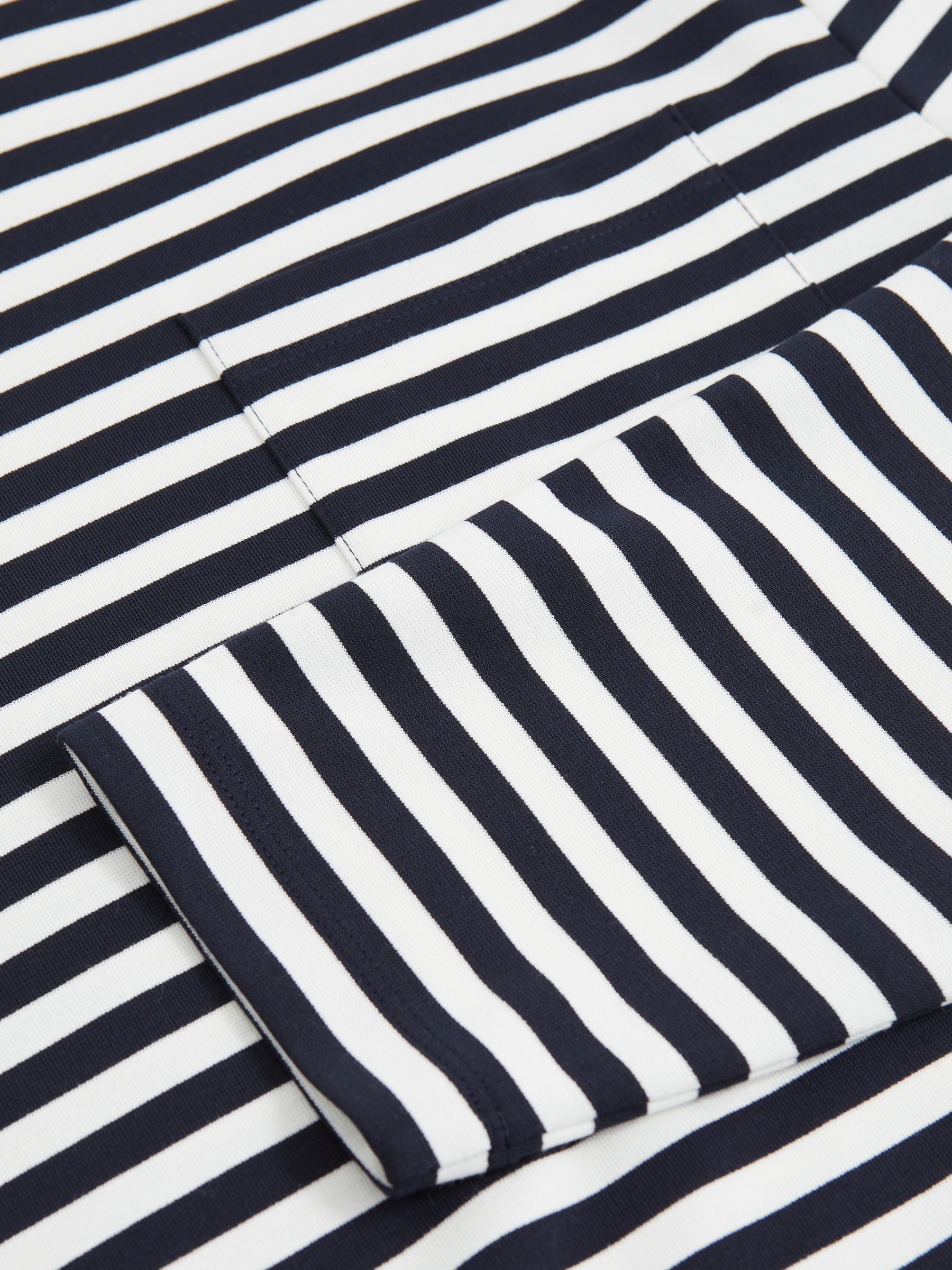 Striped Crew-Neck T-Shirt in Navy/White - image 4