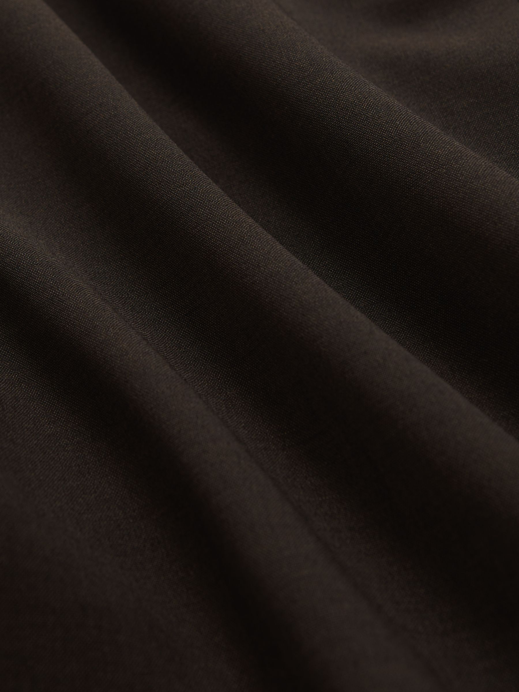 Regular-Fit Single-Breasted Wool-Blend Suit Blazer in Chocolate Brown - Image 9 of 9