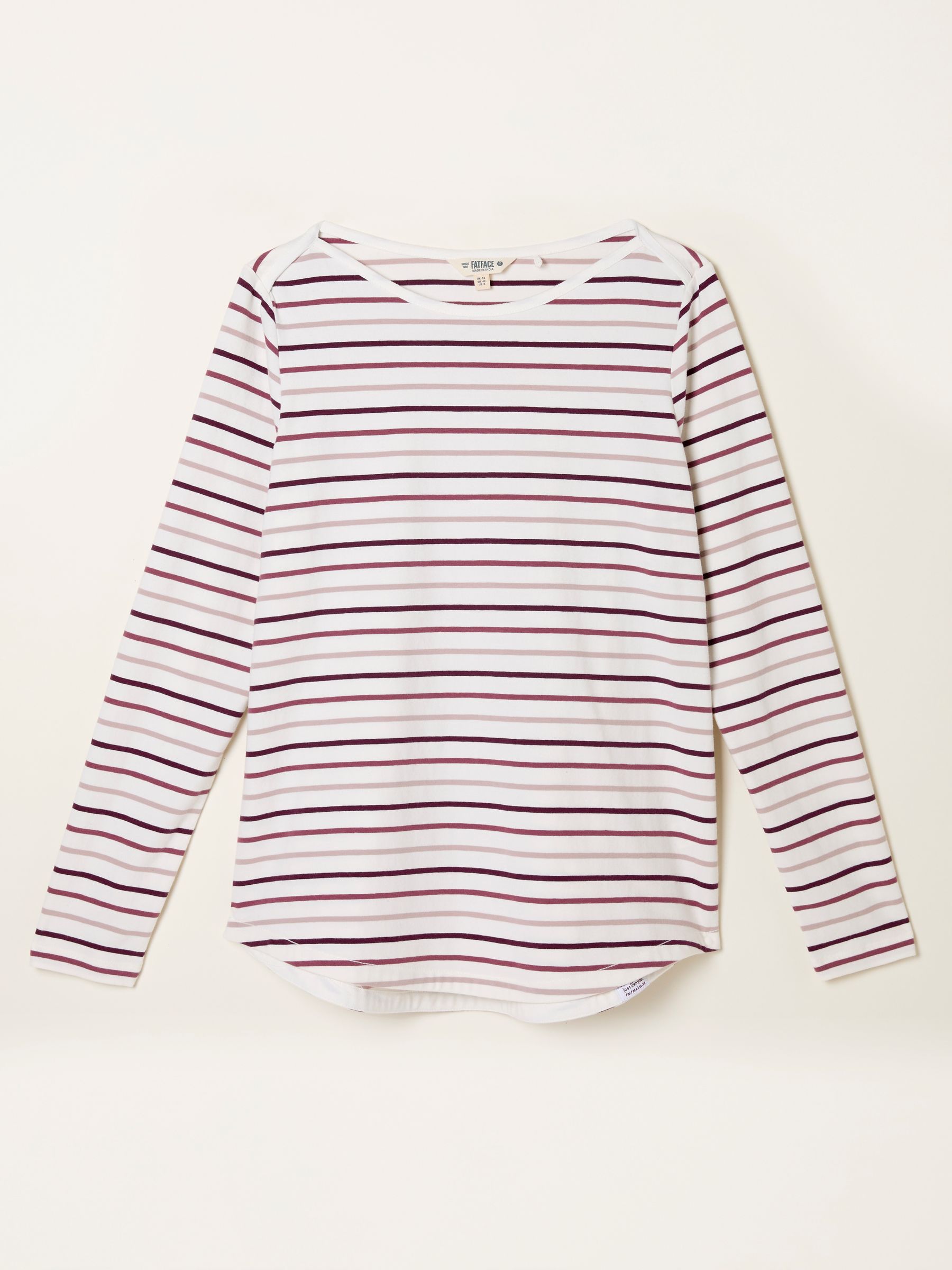Breton Burgundy Red Stripe T Shirt - Image 1 of 1