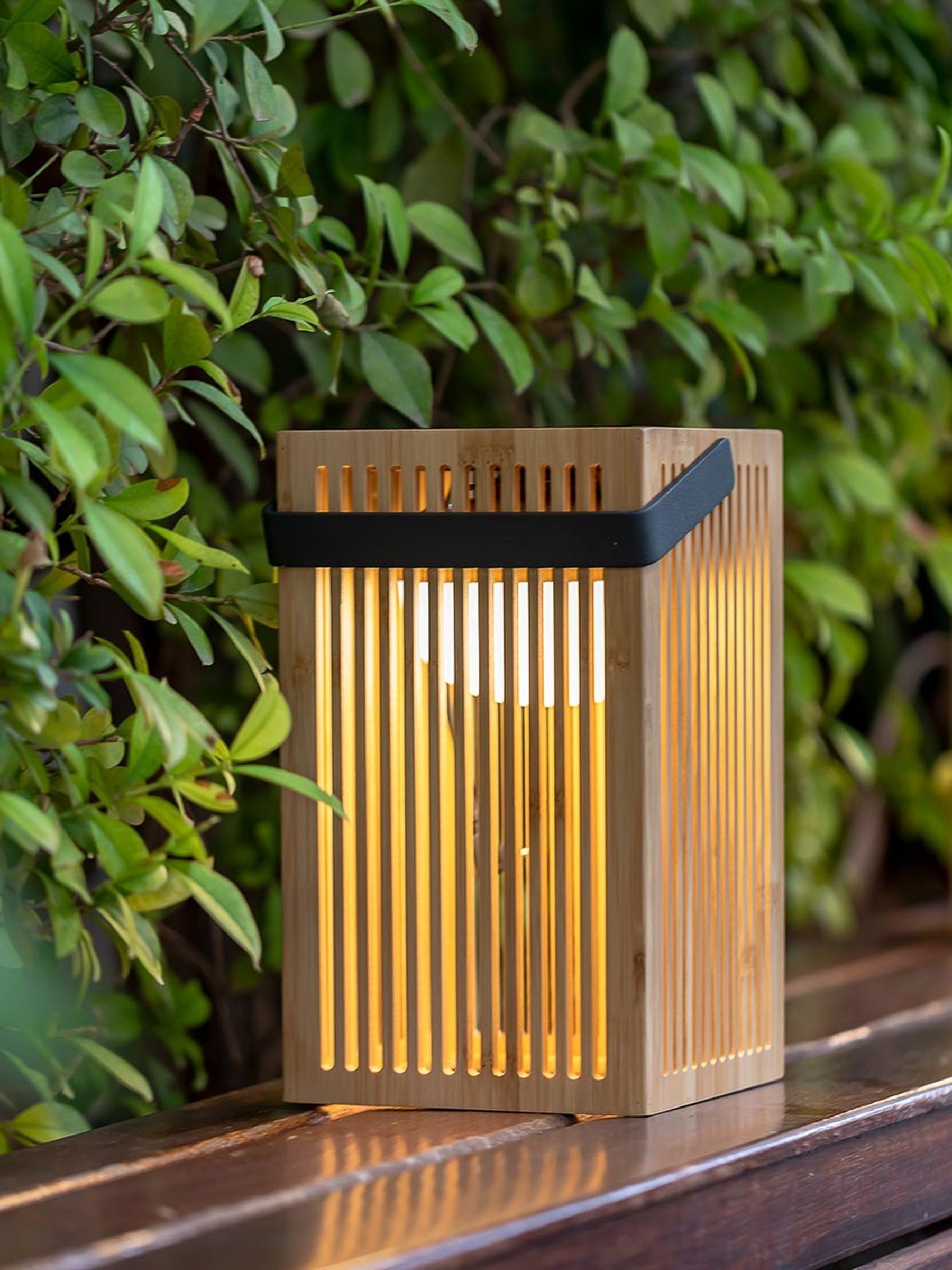 New Garden Brown Okinawa Cordless Portable Solar Lantern - Image 1 of 6