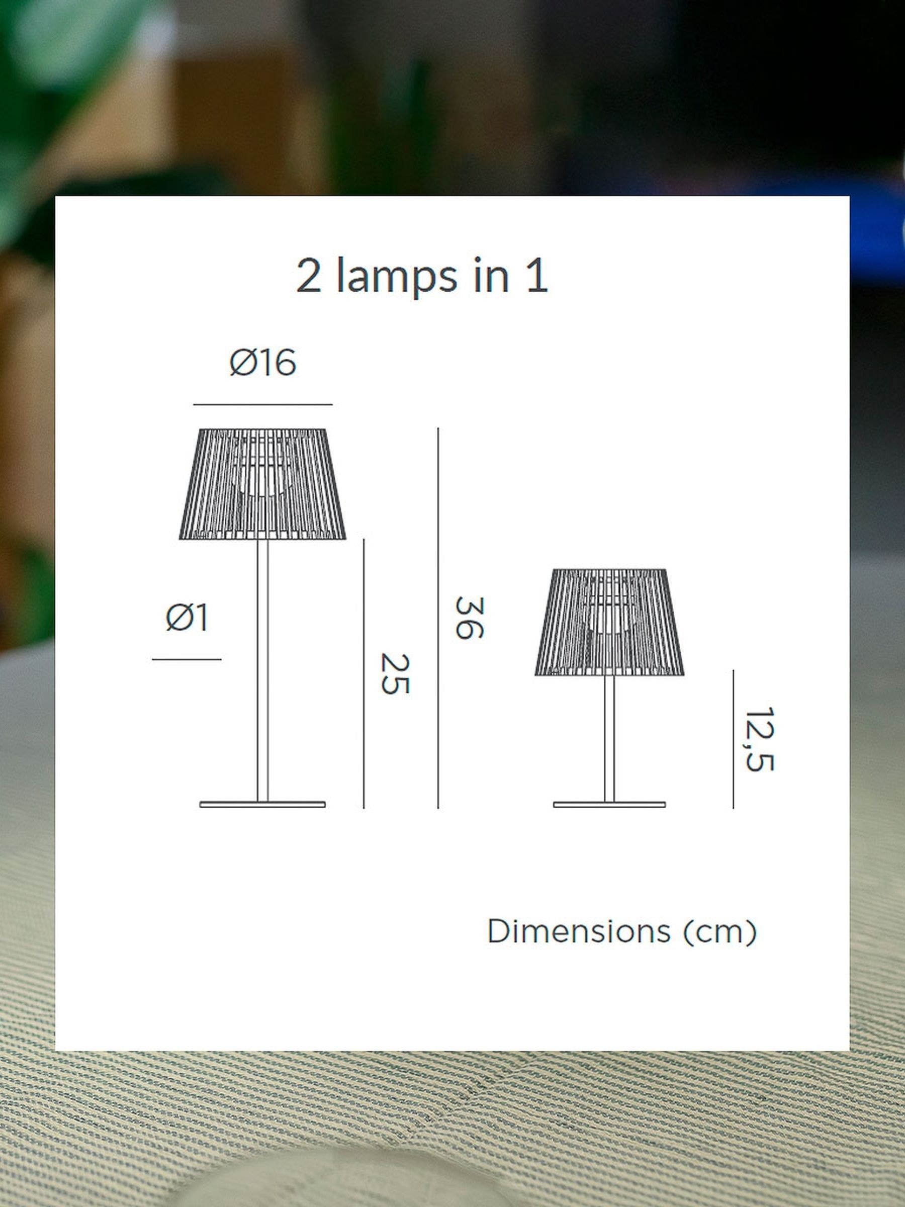 New Garden Brown Okinawa Solar Charging Table Lamp - Image 5 of 6
