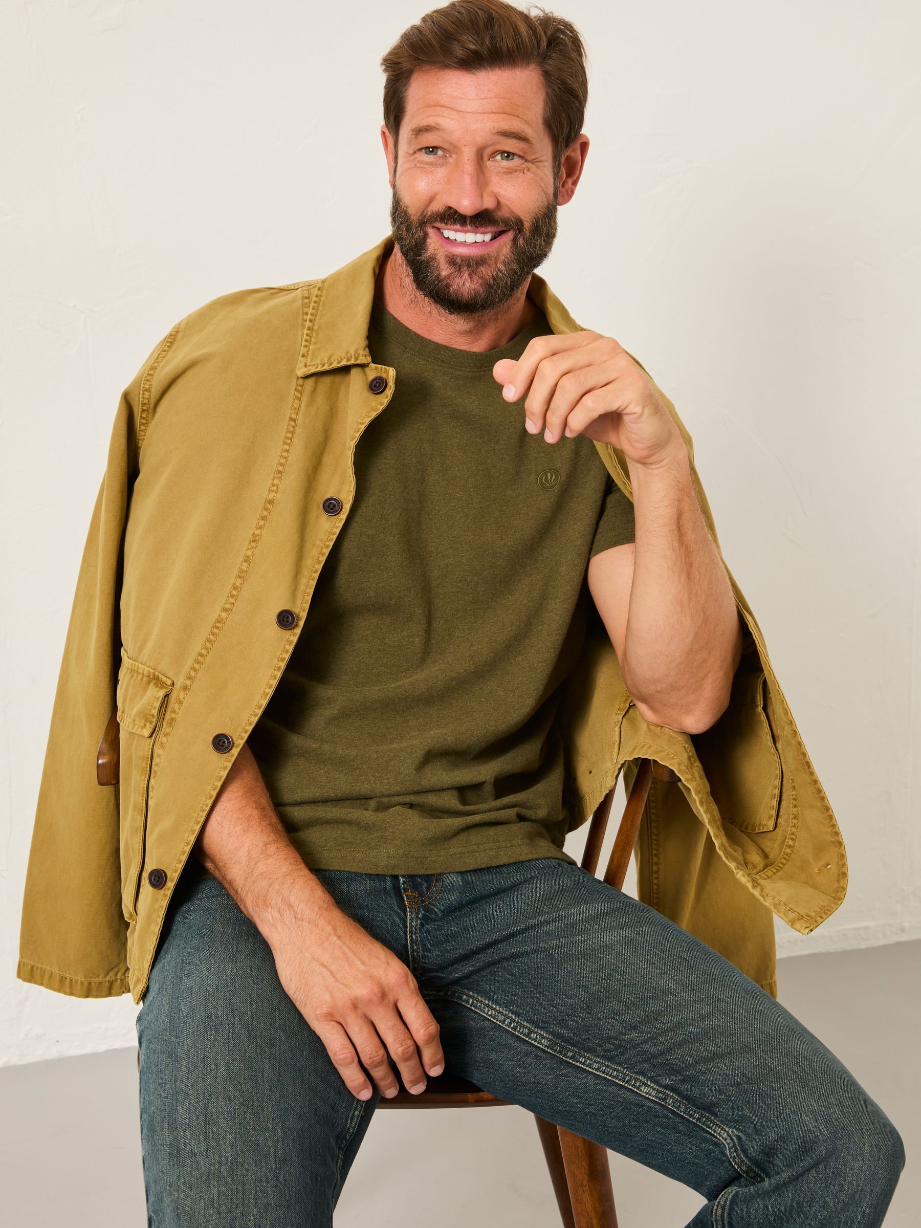 Lulworth khaki T-Shirt - Image 4 of 5