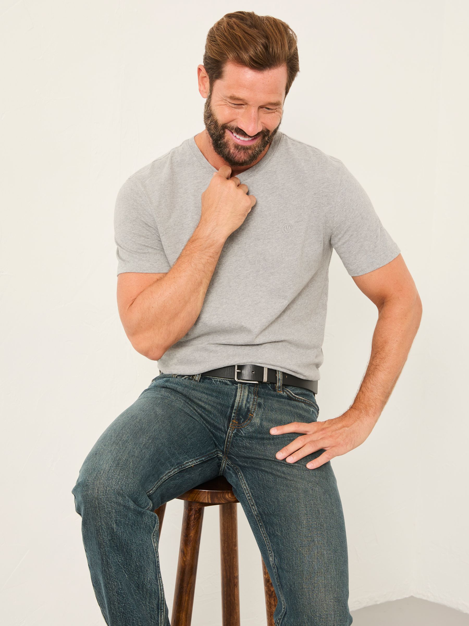 Lulworth Grey T-Shirt - Image 1 of 5