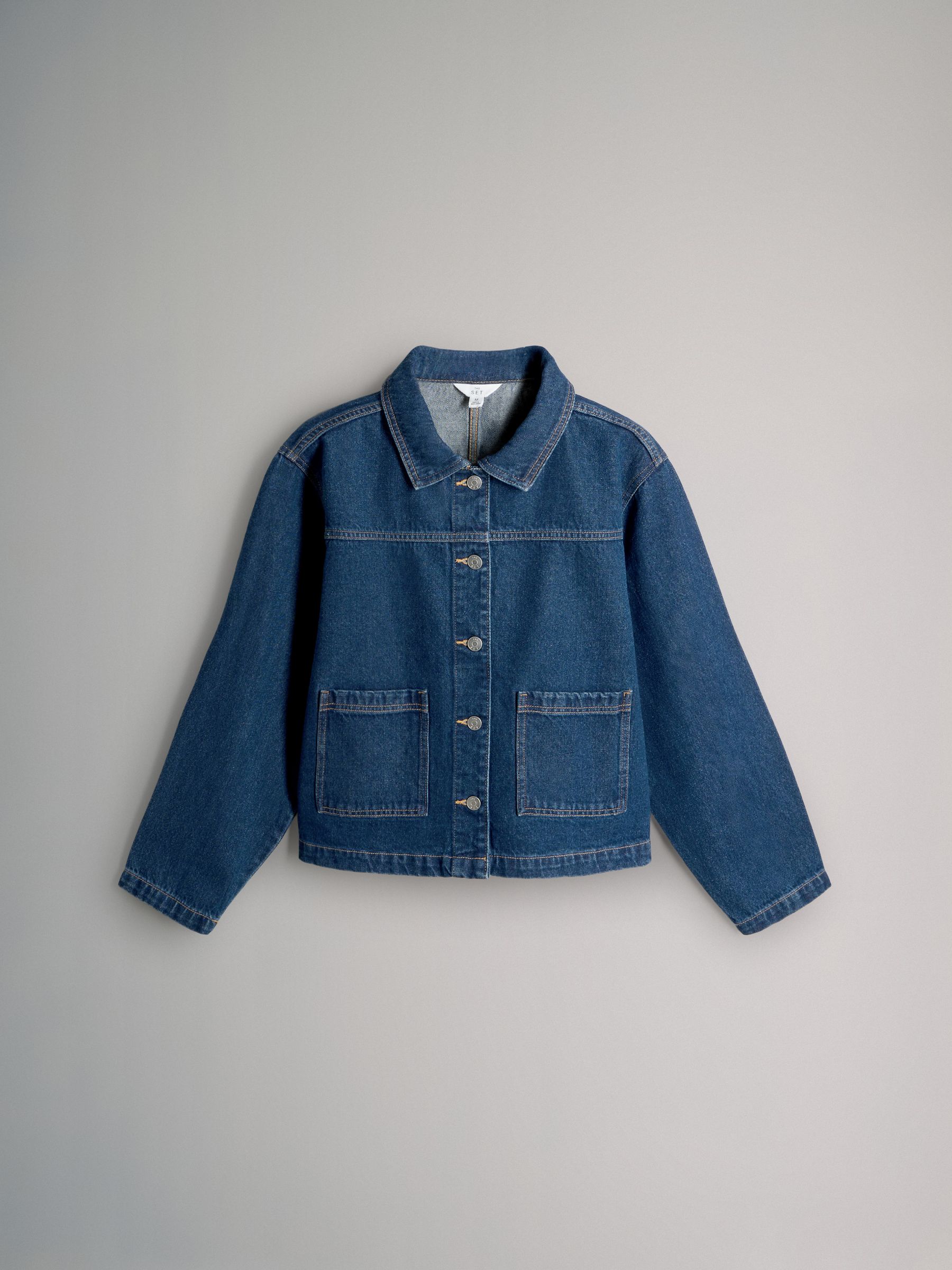 Black/Dark Blue - 2 Pack Denim Shackets - Image 2 of 5