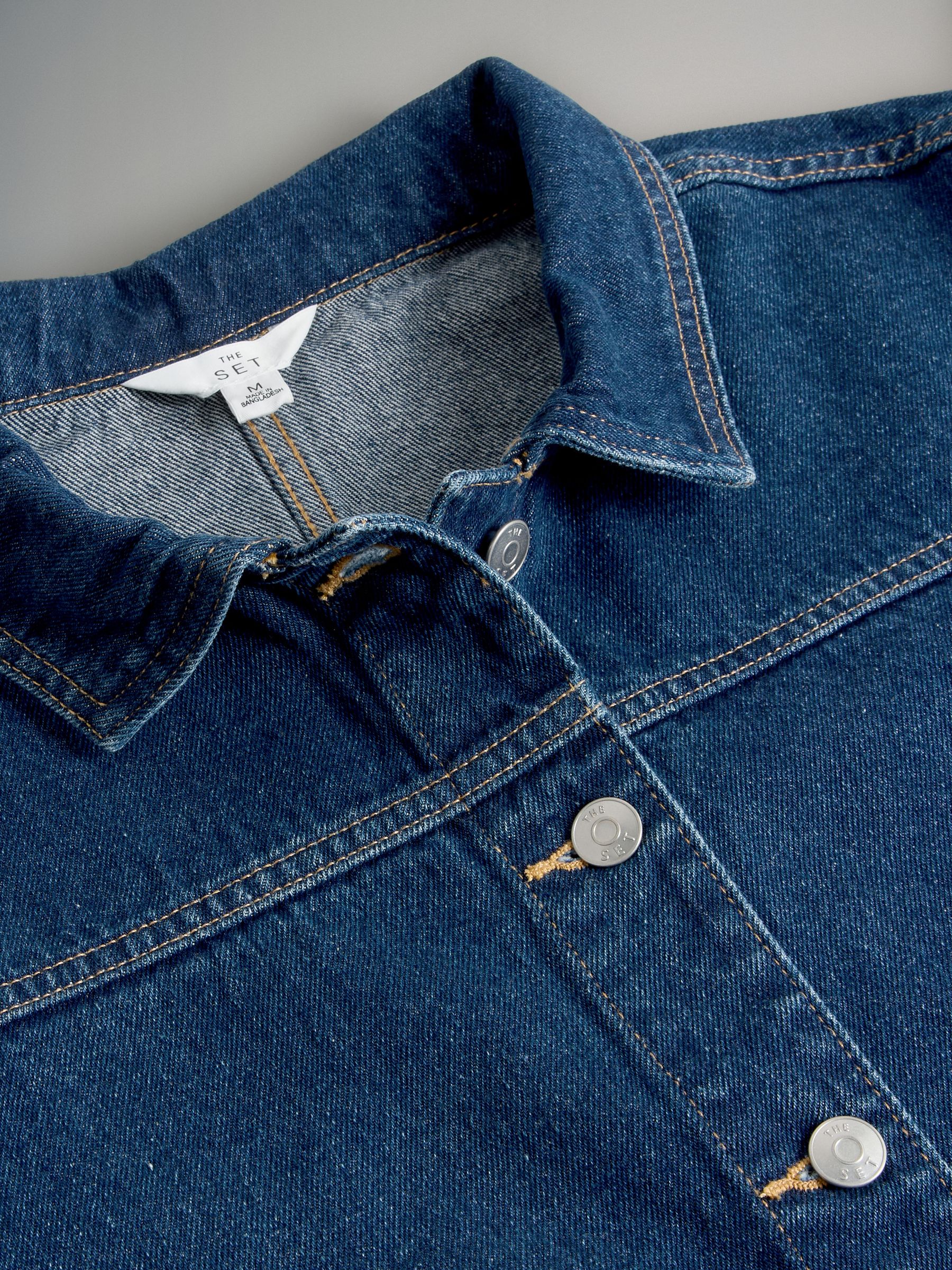 Black/Dark Blue - 2 Pack Denim Shackets - Image 5 of 5