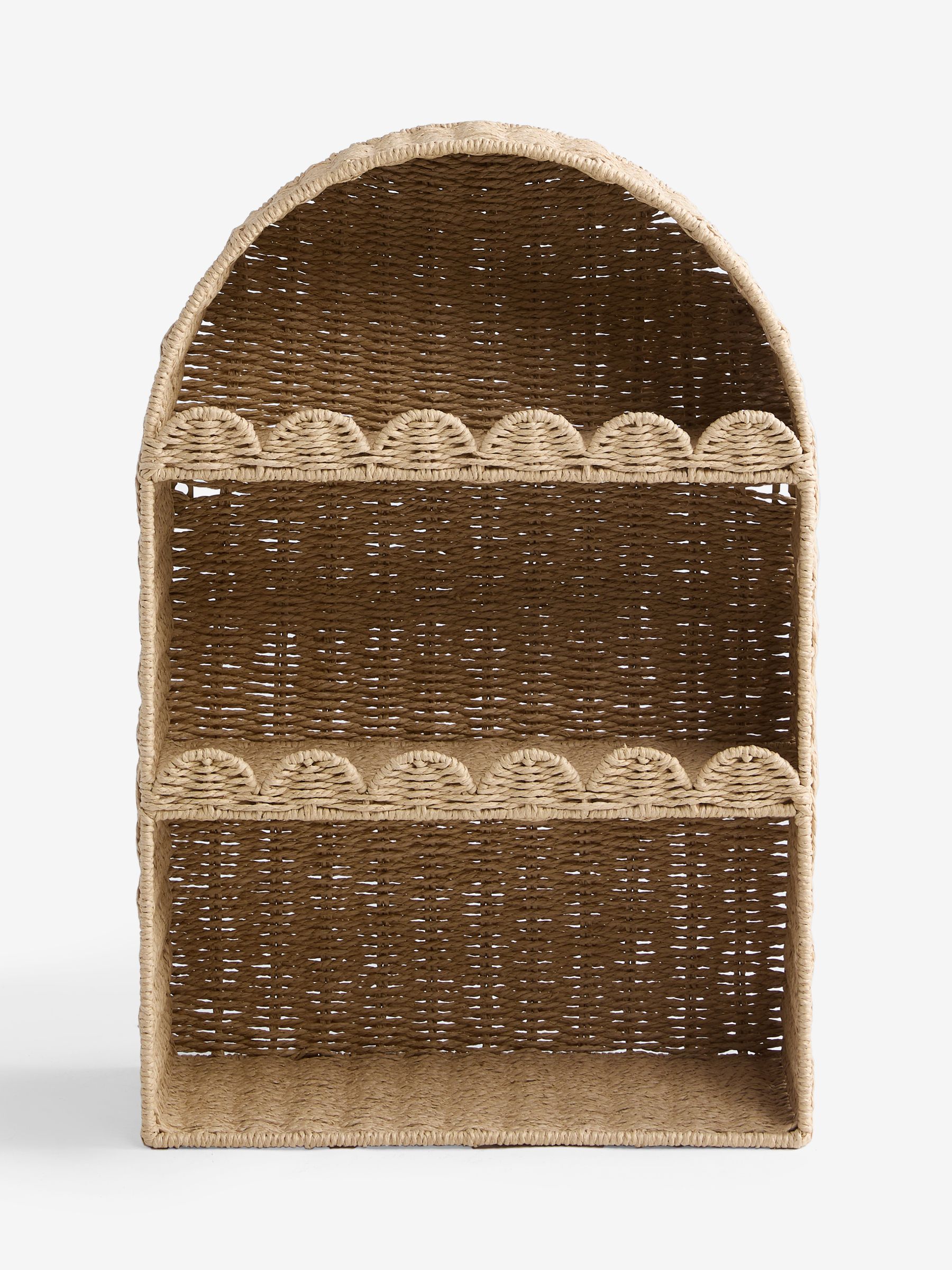 Natural Elodie Scallop Book Shelf - Image 4 of 6