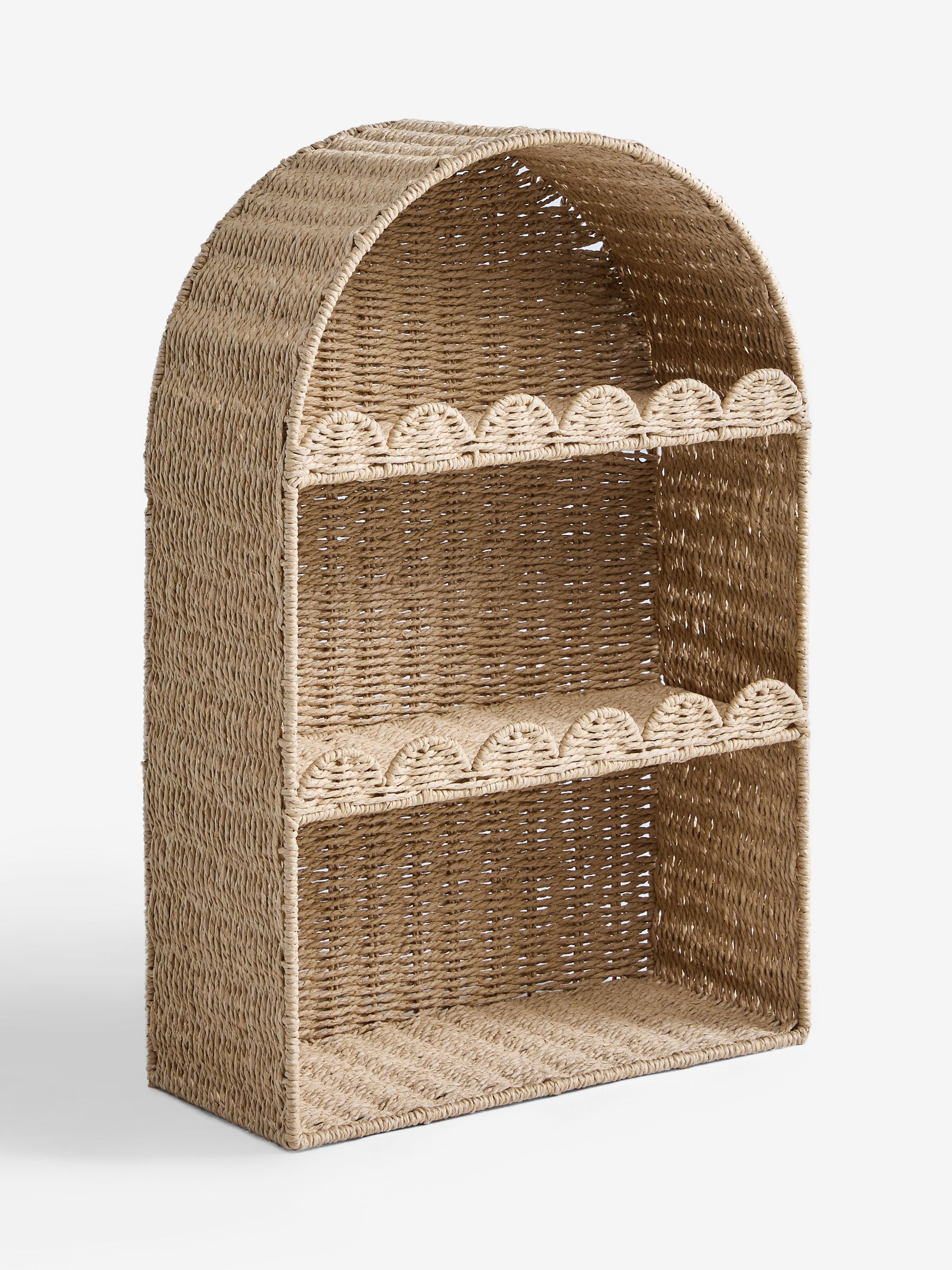 Natural Elodie Scallop Book Shelf - Image 5 of 6