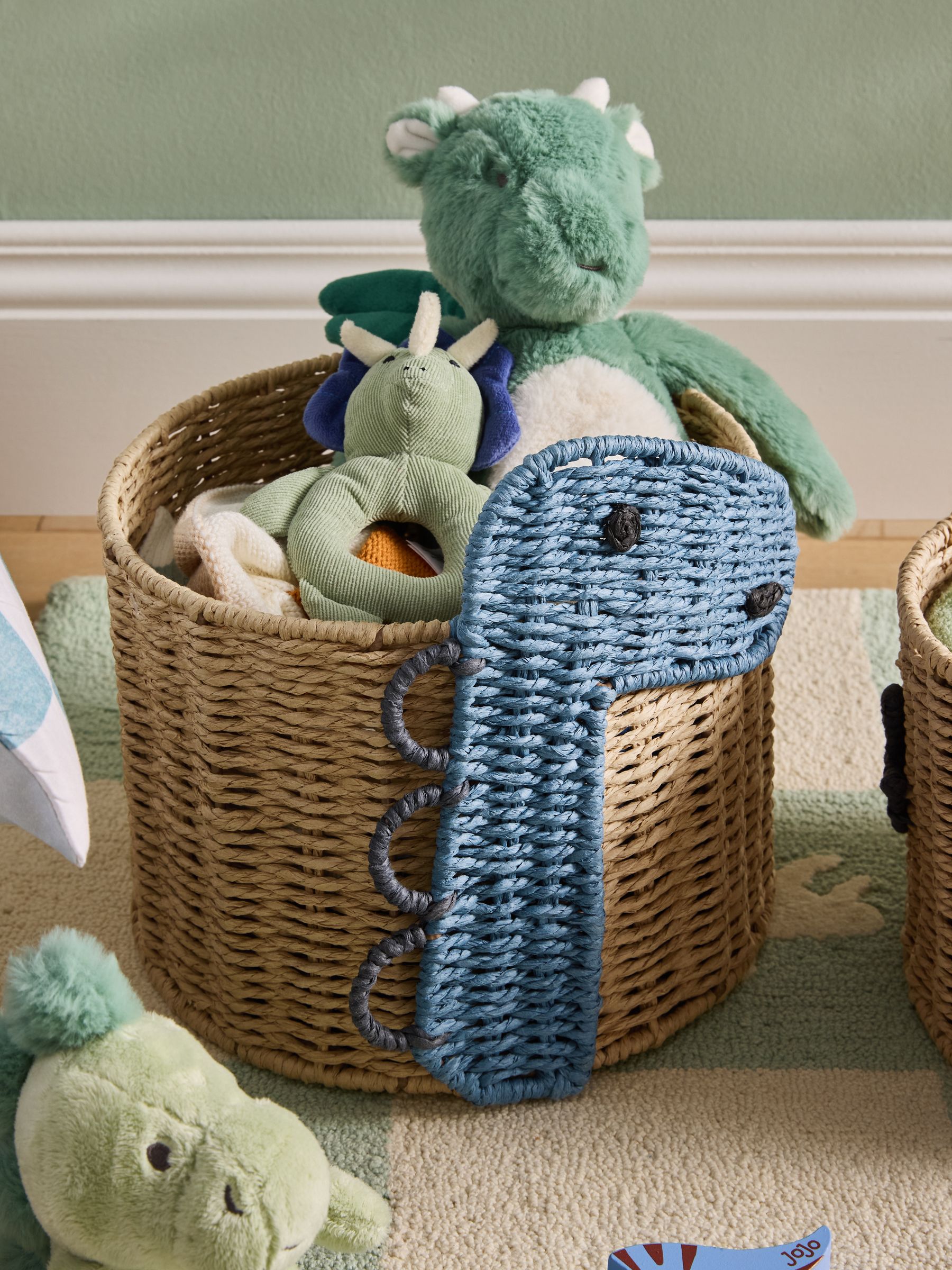 Set of 2 Dinosaur Storage Baskets - Image 2 of 6